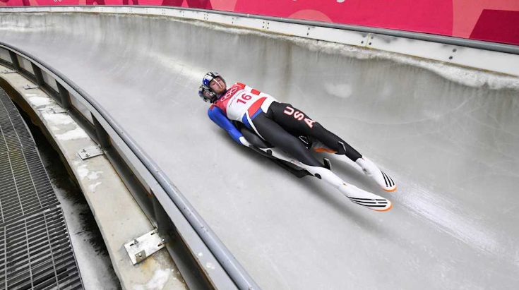 Flying on the Ice Slide