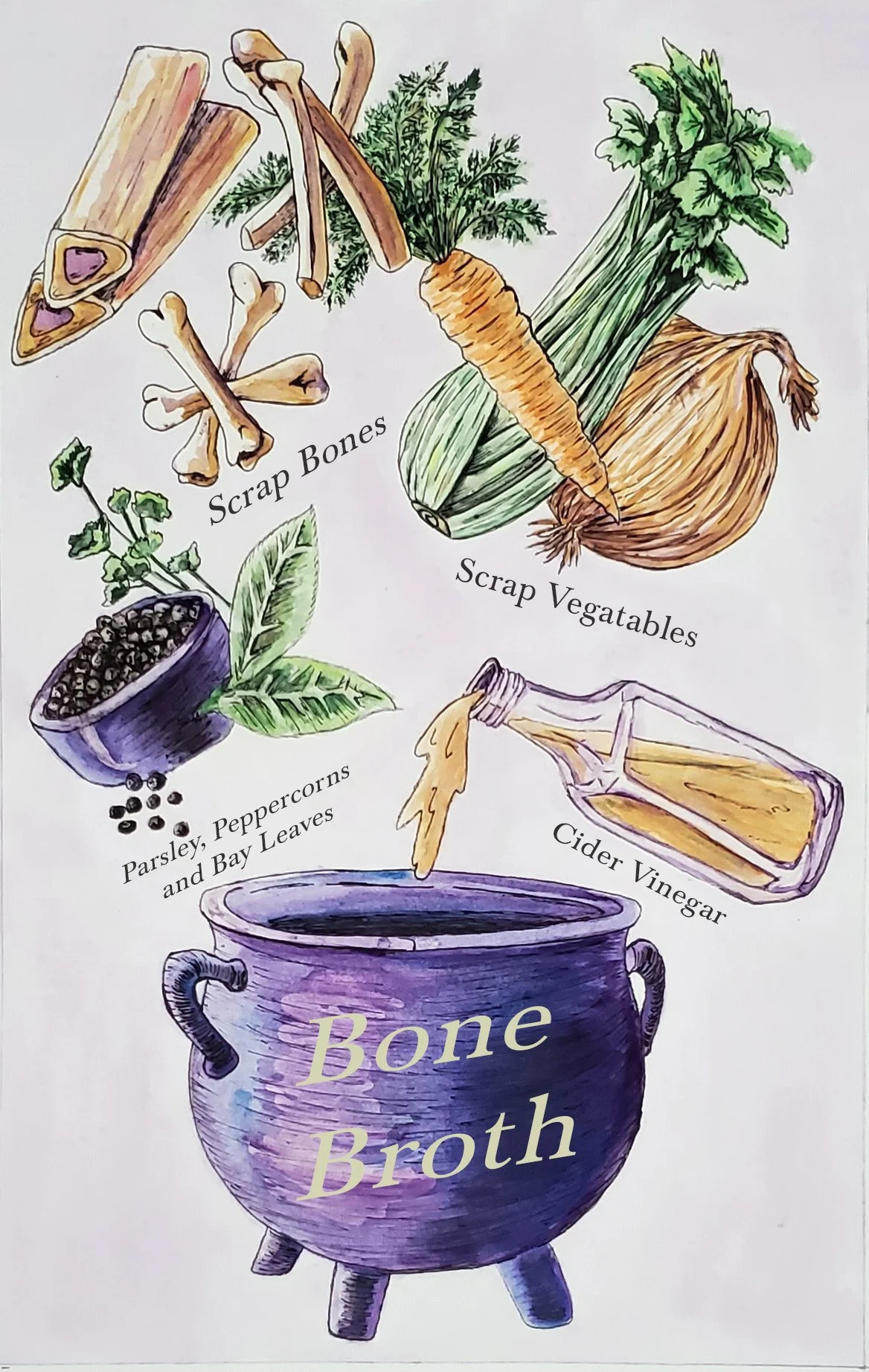 Bone Broth (Ingredient Page Cookbook)
