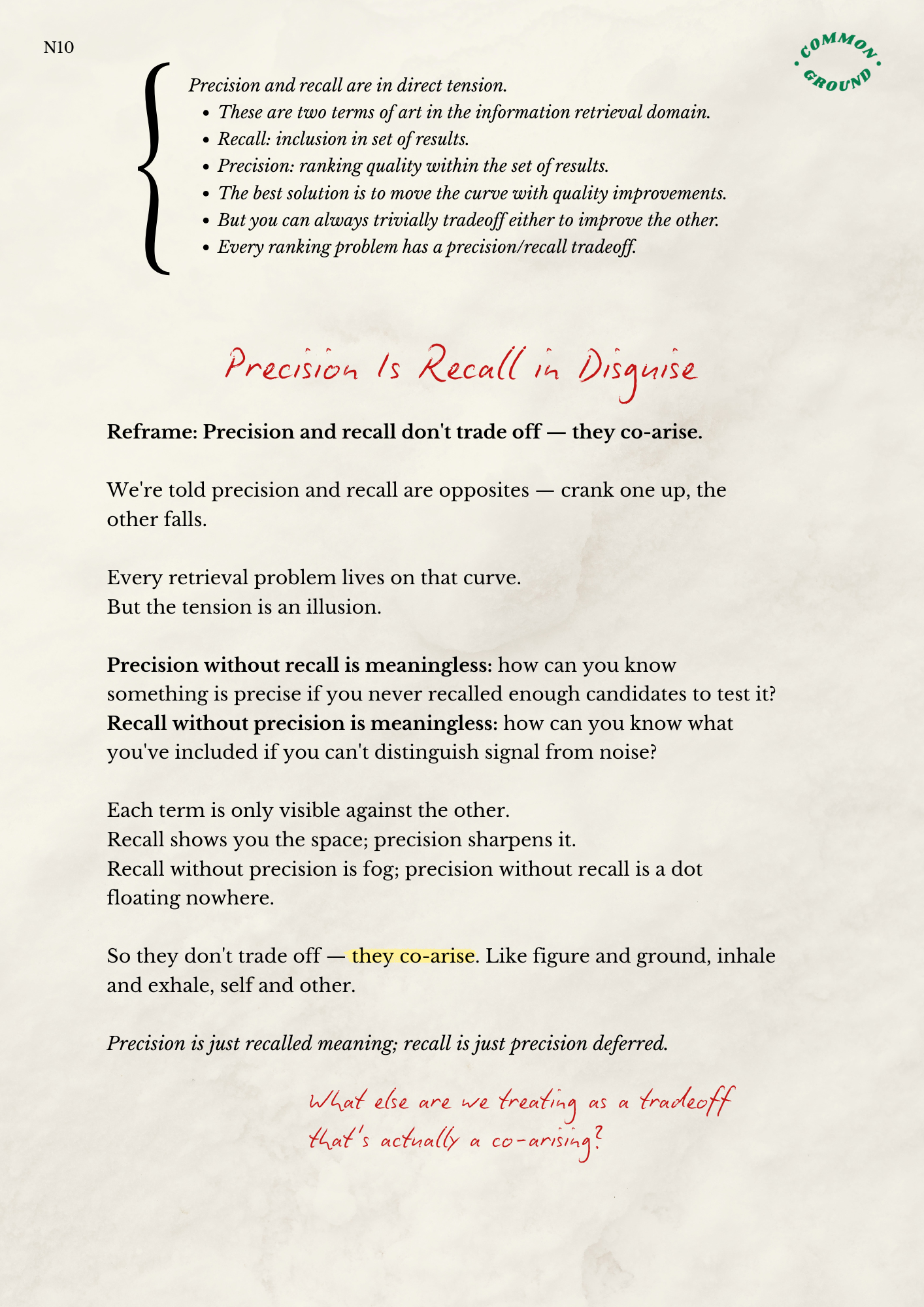 precision-is-recall