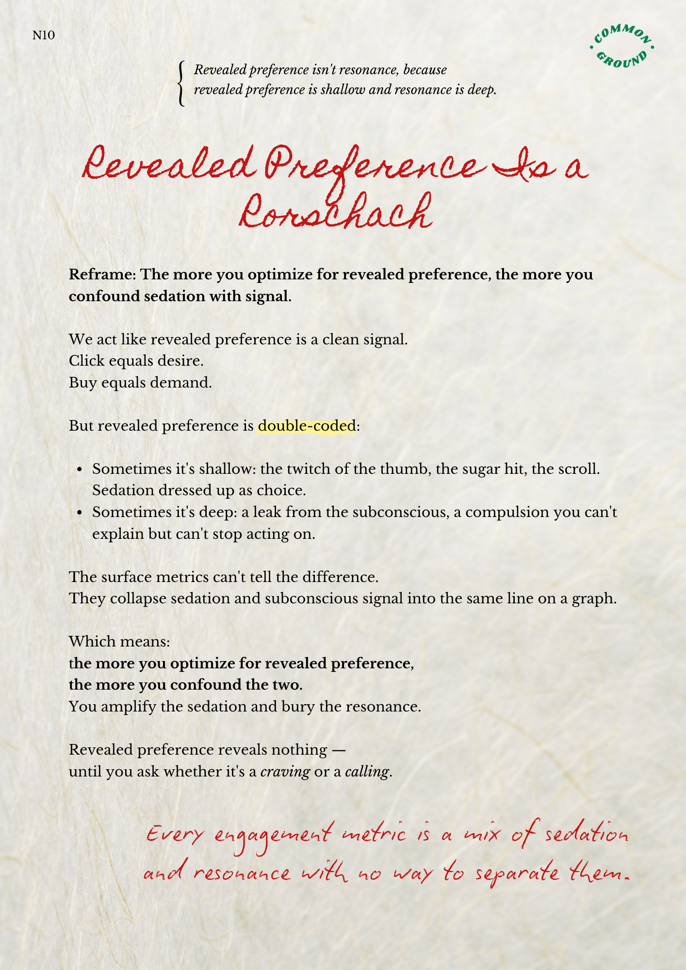 revealed-preference