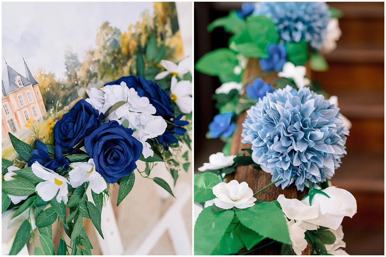 Décoration mariage au Château de la Plaudière