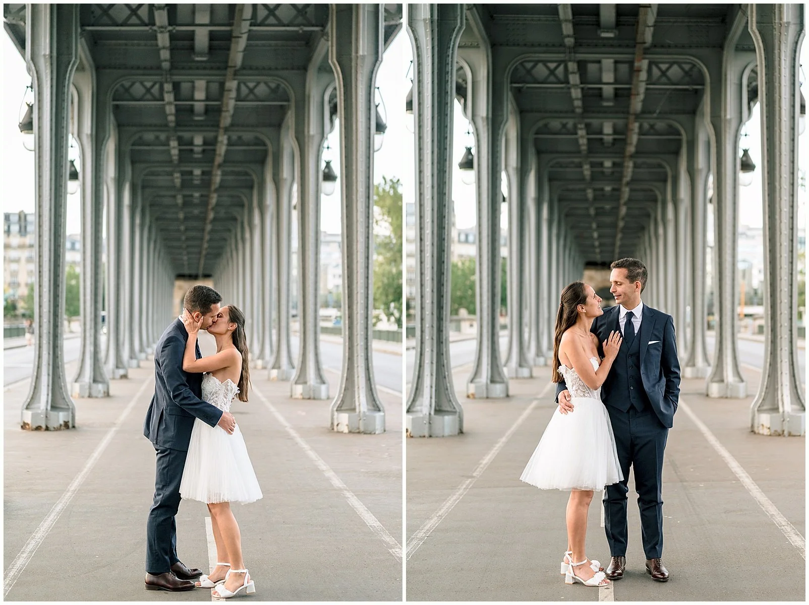 Couple au pont Bir-Hakeim
