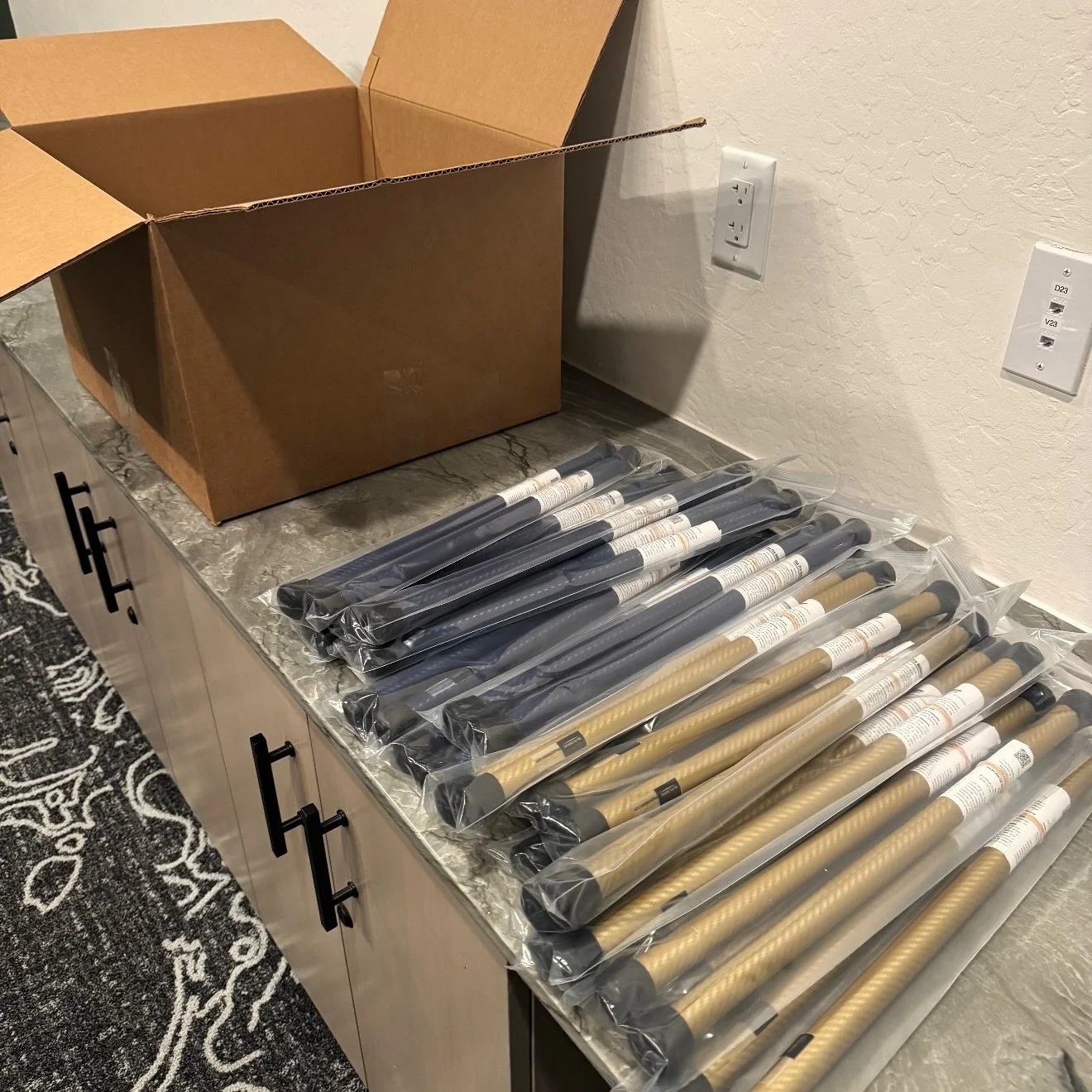 Late night packing up a big order. 
Blessed. Busy. Building something big.🙏💪

#ProReliever  #ReliefOnDemand #Baseball #TeamGear #RecoveryTools #athletemindset