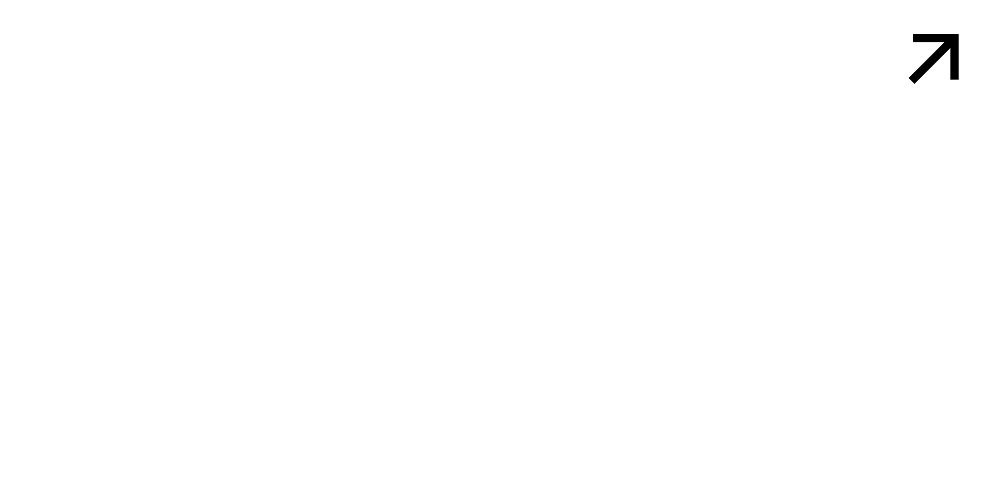 Svart pil.