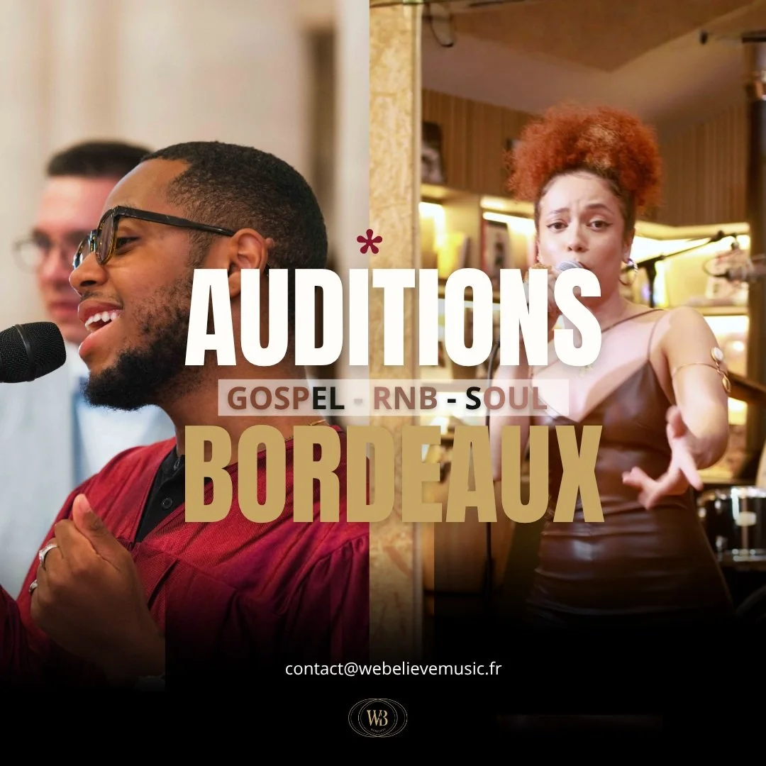 Auditions ce 14 Ao&ucirc;t pour nous rejoindre! 
Apr&egrave;s Paris et l'Oise, nous d&eacute;veloppons notre r&eacute;seau en r&eacute;gion bordelaise.
Pr&egrave;s de 50 dates par an, dans des lieux d'exception, pour des mariages et &eacute;v&eacute;