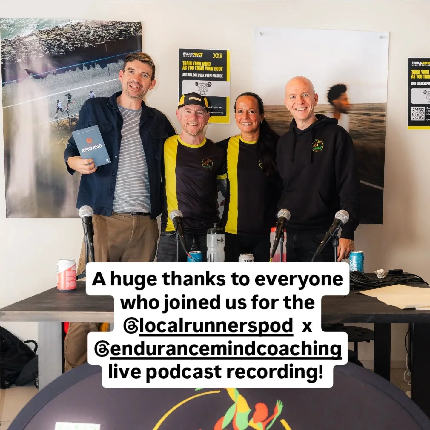 A huge thank you to everyone who joined us for the @localrunnerspod x @endurancemindcoaching live podcast at @voodoorunning.

Especially all the NW runners who braved the rain on a classic Manchester night 🌧️🏃&zwj;♂️ joining the shakeout run led by