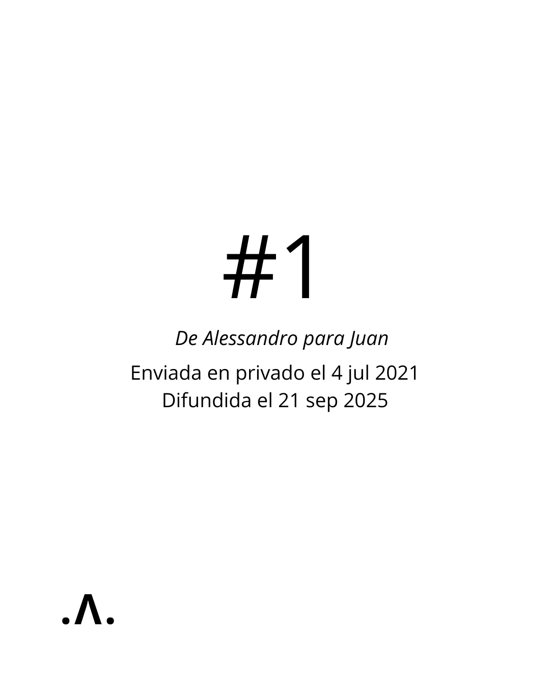      

 
    #1    
 




















  
  



    

 
     De:    Alessandro Triacca <triakka@hotmail.com>     Enviado:    domingo, 4 de julio de 2021 12:12 a. m.     Para:    Juan Sáenz de Tejada Urruzola <elamorensancha@gmail.com> 