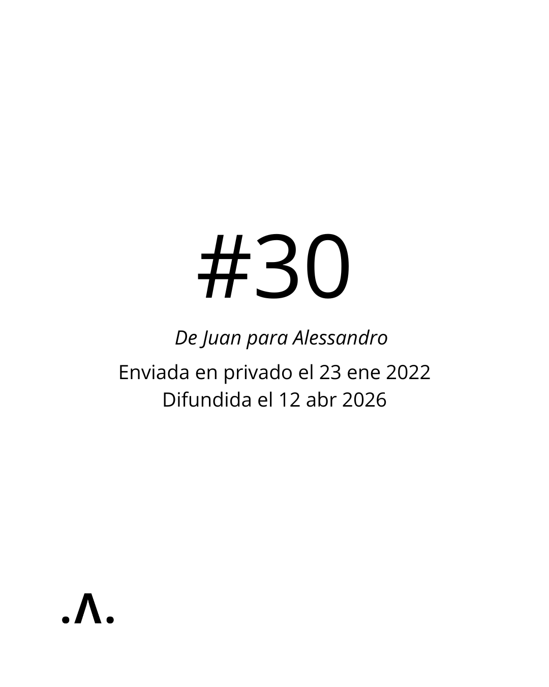       
  
     #30       de:    Juan Mut <elamorensancha@gmail.com>     para:    Alessandro Triacca <triakka@hotmail.com>     fecha:    23 ene 2022, 11:00     asunto:    Re: URRACCA   


  
 #block-14857c26afba14ea0c12 {
    
    --tweak-