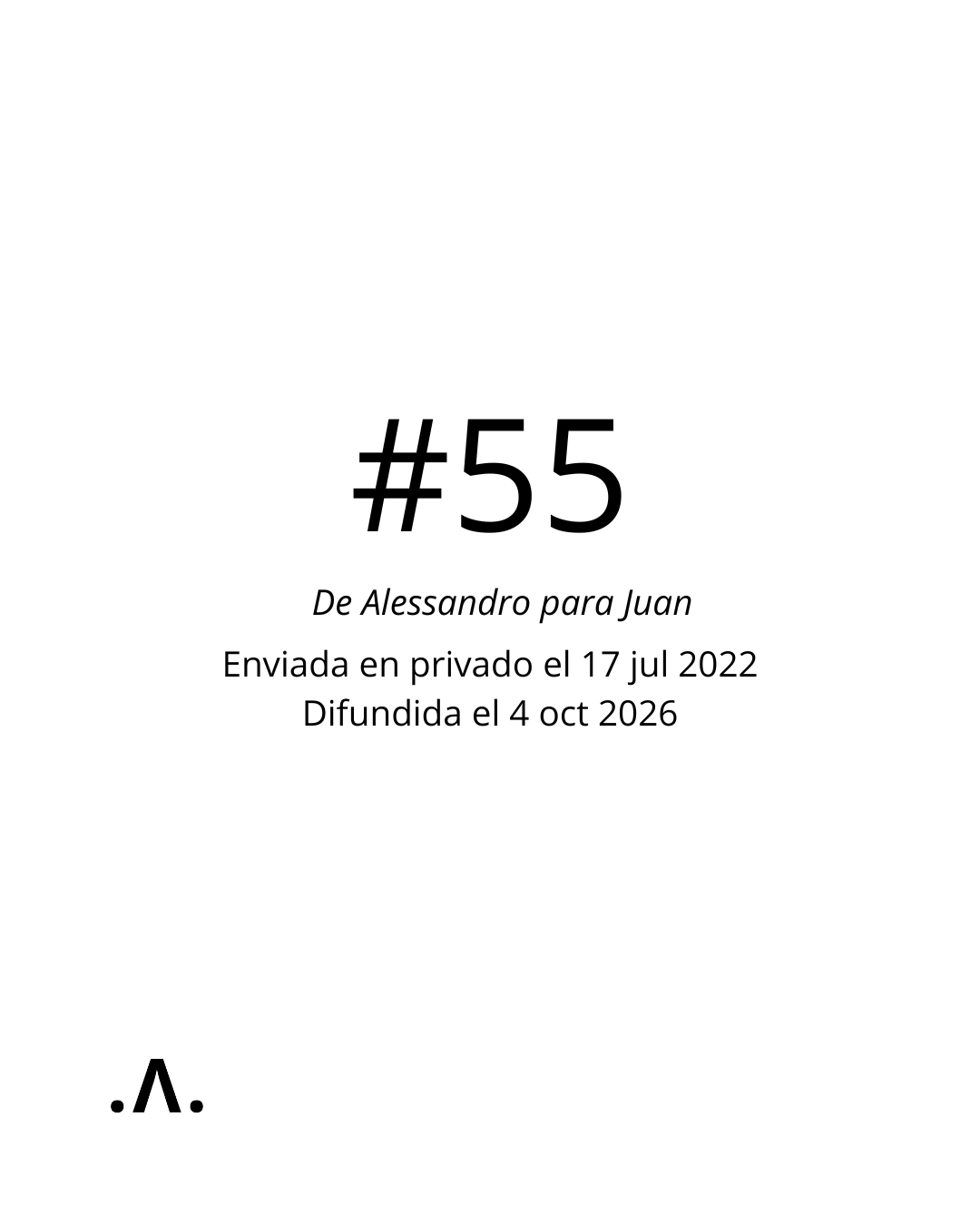       
  
     #55       De:    Alessandro Triacca <triakka@hotmail.com>     Enviado:    domingo, 17 de julio de 2022 08:58 a. m.     Para:    Juan Mut <elamorensancha@gmail.com>     Asunto:    Re: Re: URRACCA   


  
 #block-1f8ae34be3ec