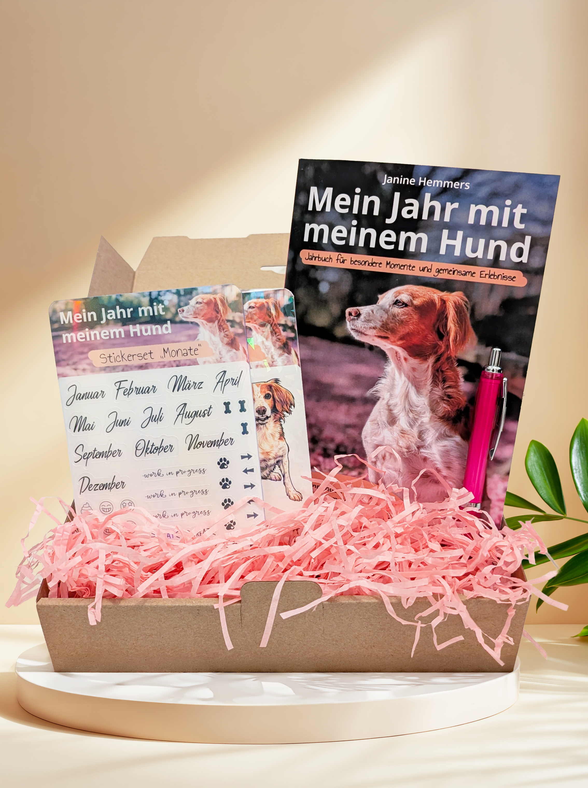 Geschenkbox „Mein Jahr mit meinem Hund“