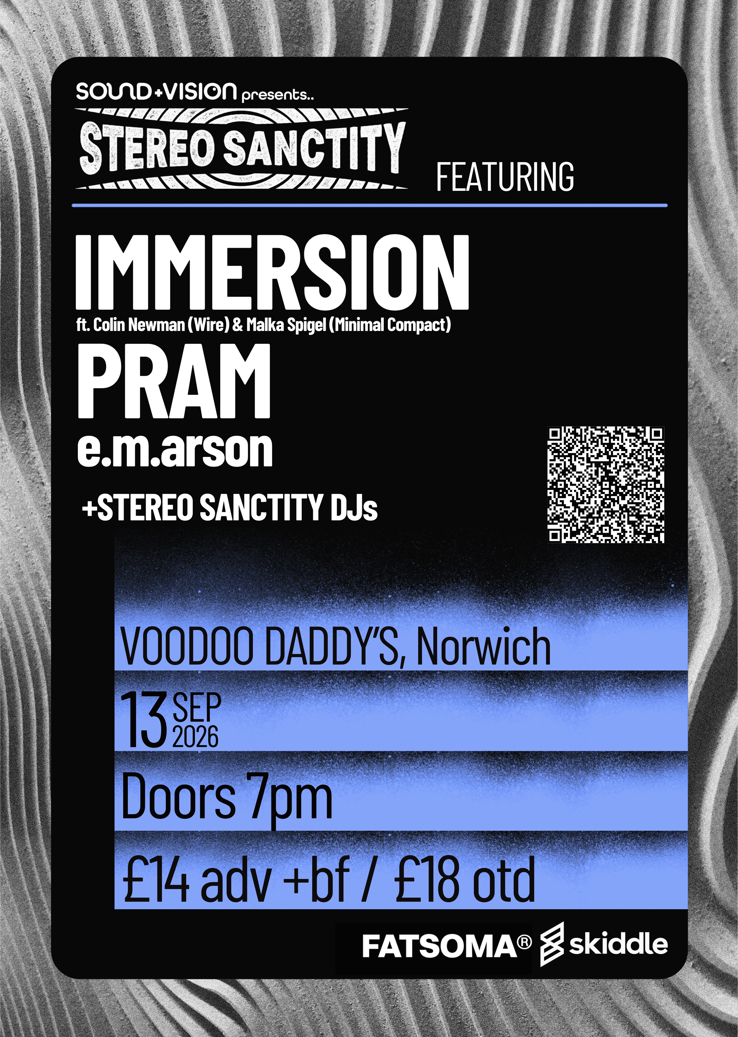 SS05: IMMERSION + PRAM + E.M.ARSON
