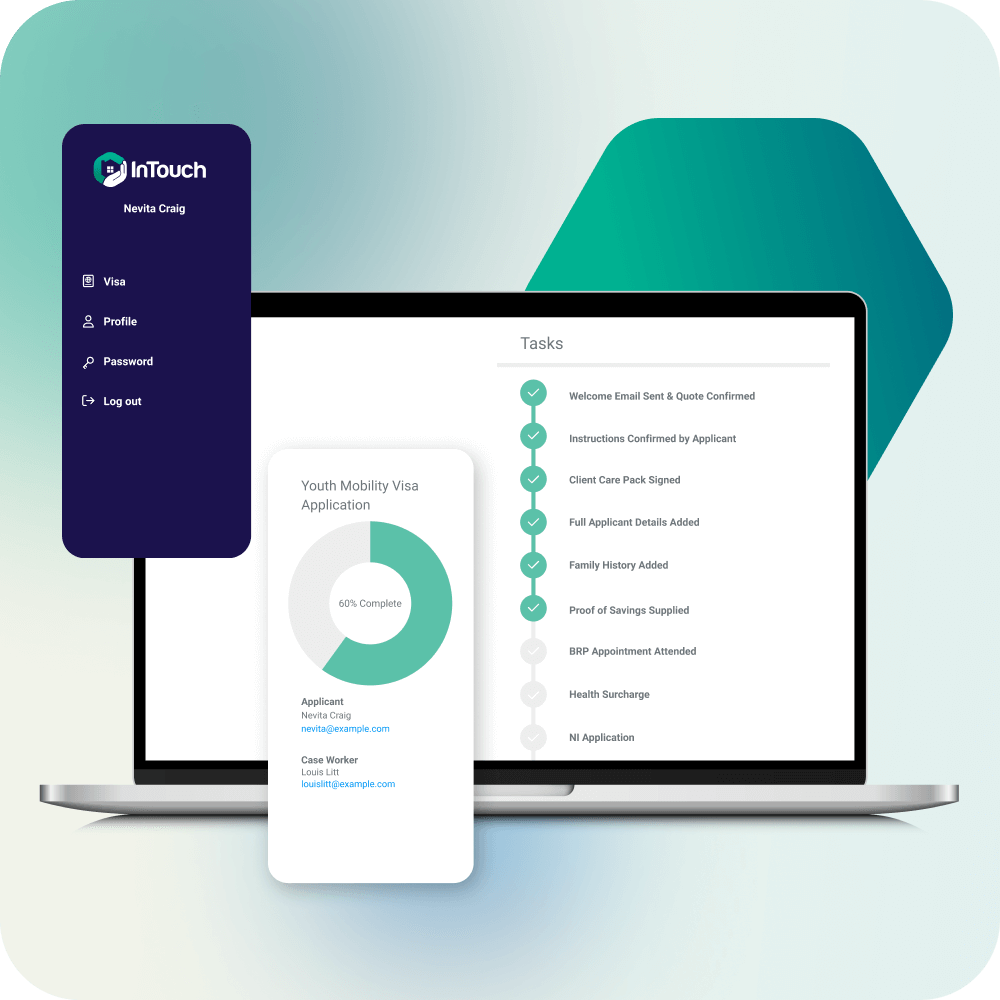 Mobile App | Client updates and progress tracking — InTouch