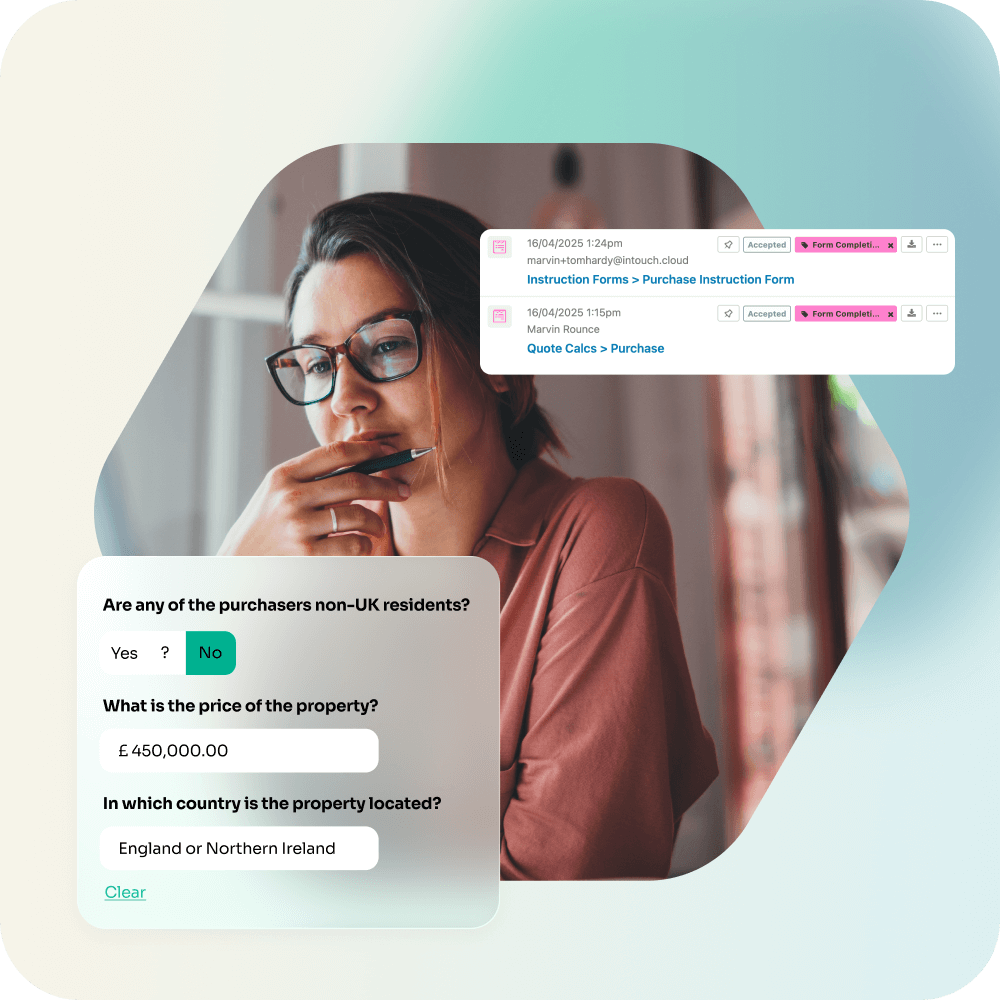 Conveyancing Quote Calculator | Instant quotes on your site — InTouch