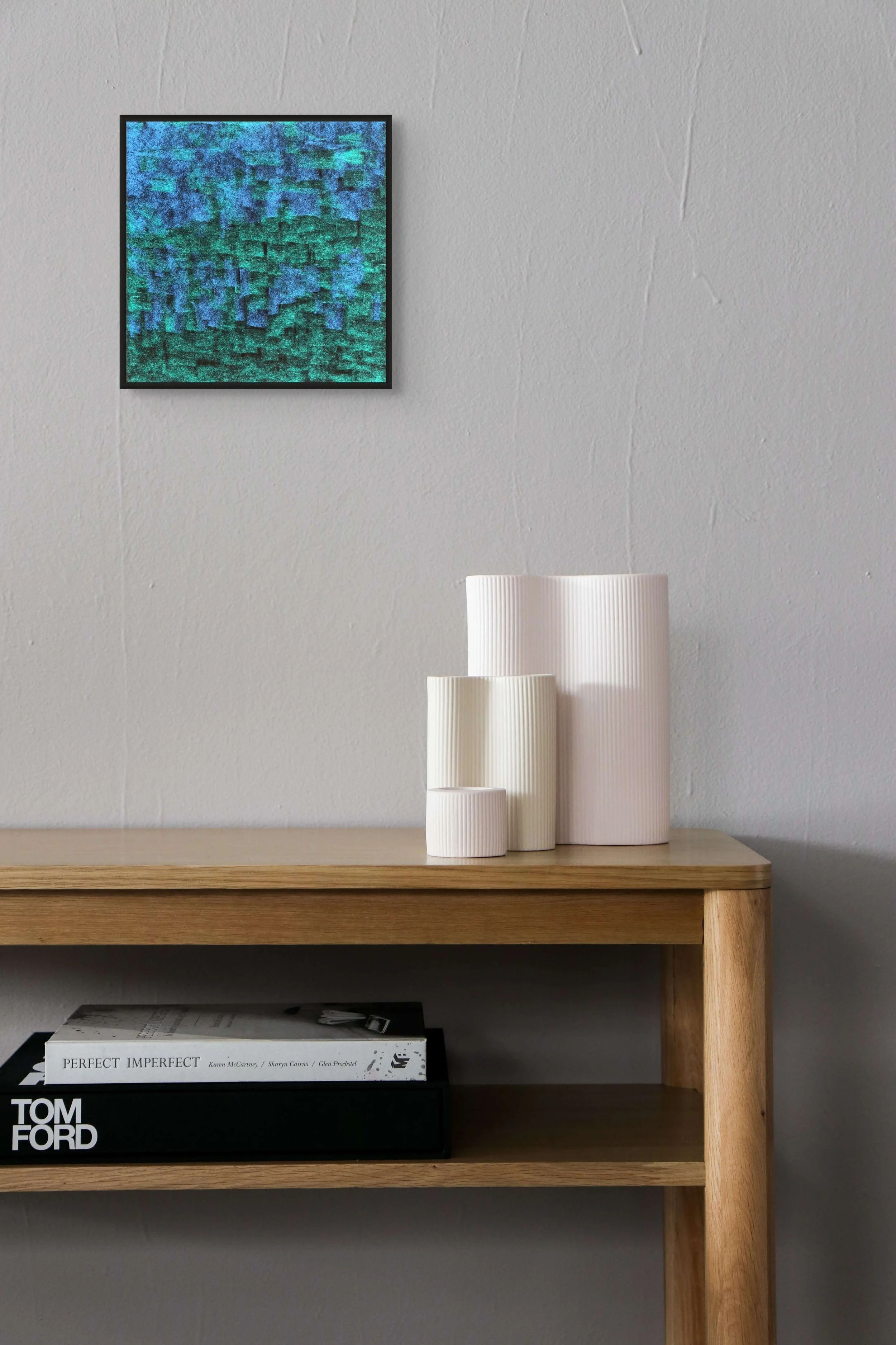 Oeuvre contemporaine, art mural design projet architecture intérieur
