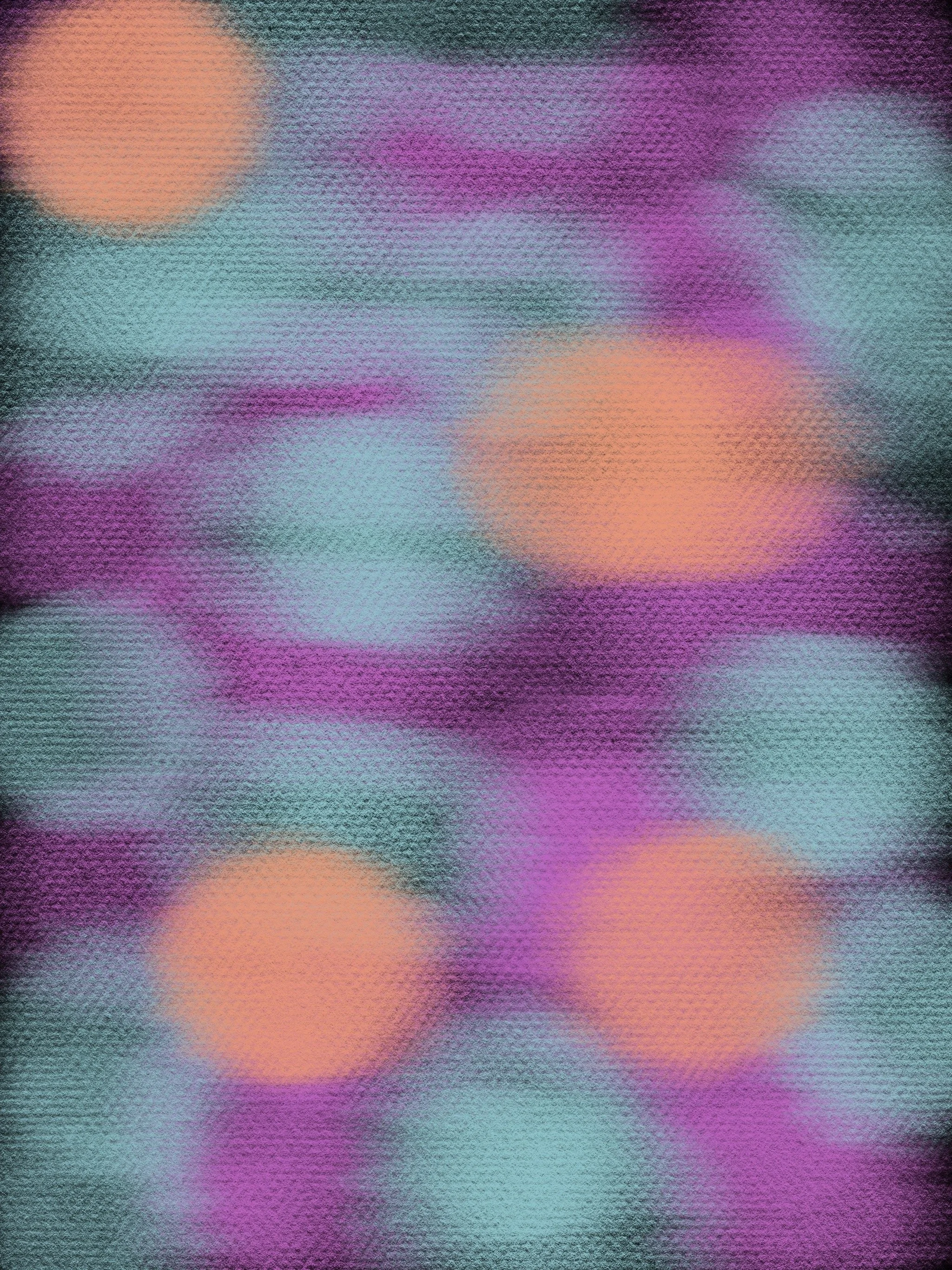 Tableau numérique coloré « Urban Vision », œuvre digitale contemporaine à vendre par Atelier Cléophée