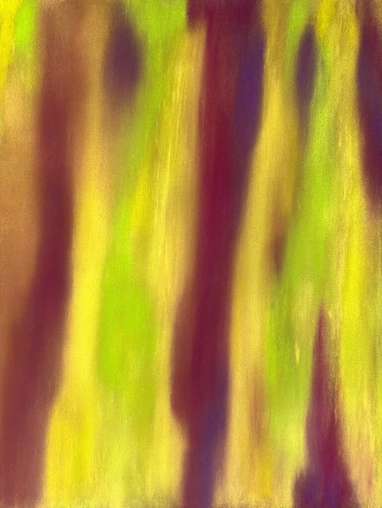 Dessin abstrait contemporain à acheter, intitulé Colorimetric, créé par l’artiste française Atelier Cléophée