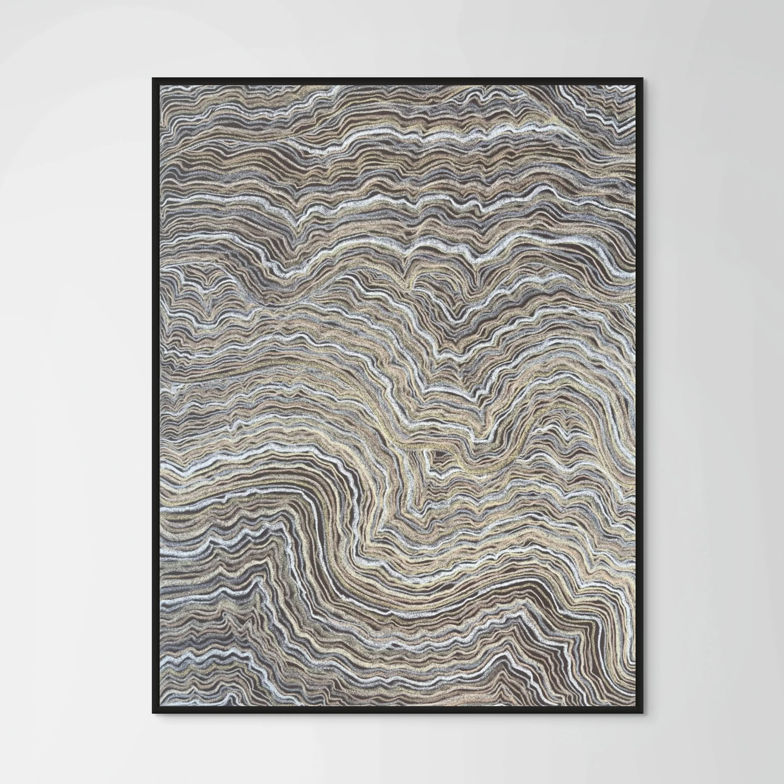 Filigrane XII – Dessin contemporain au pastel, 2026