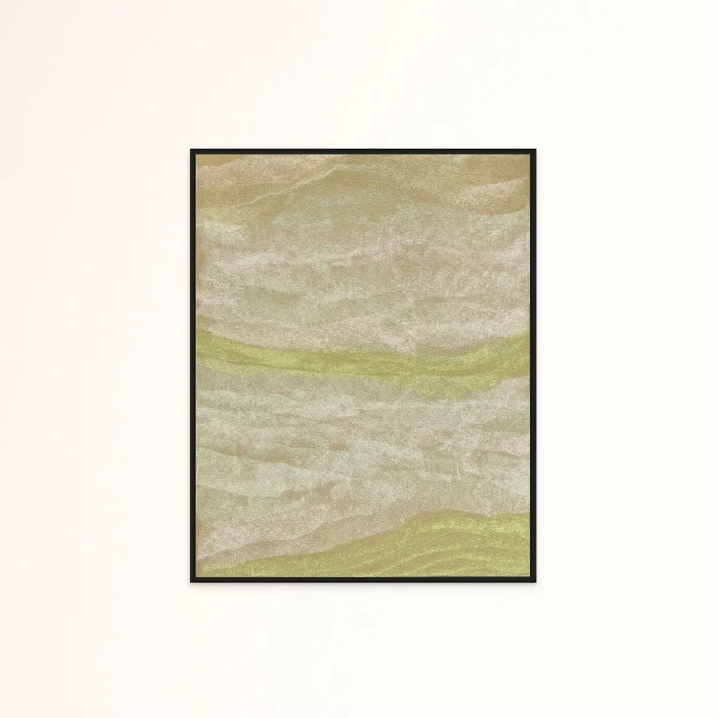 Dessin abstrait contemporain – Art mural discret et luxueux pour projets d’architecture intérieure, création unique de l’artiste Atelier Cléophée