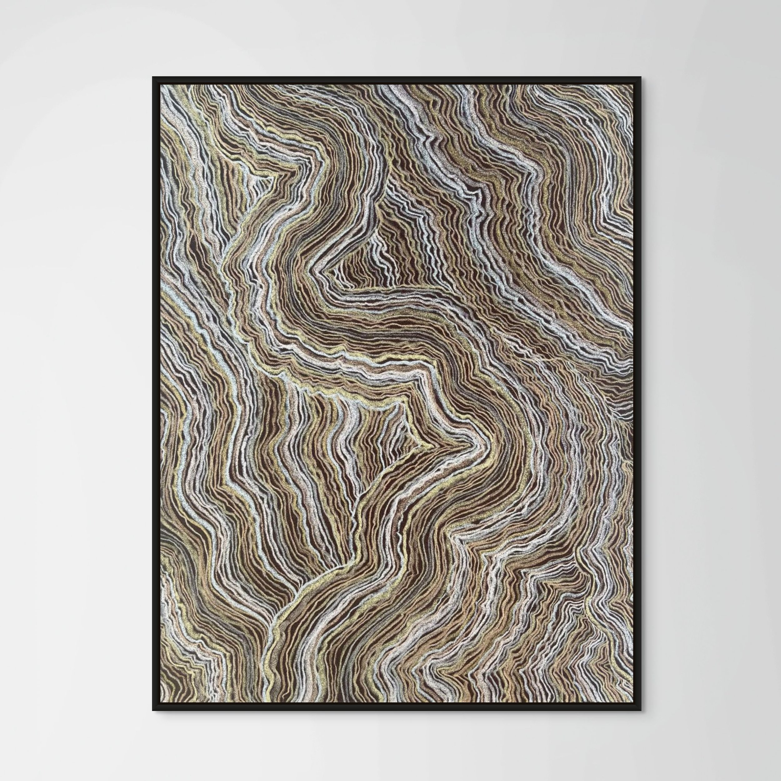 Filigrane XI – Dessin contemporain au pastel, 2026