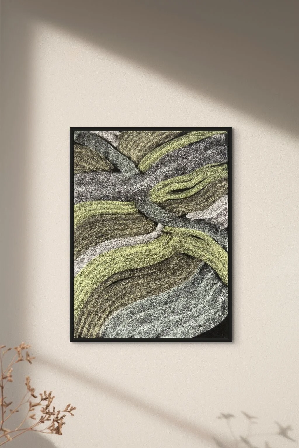 Sur le fil II – Dessin au pastel édition limitée, art émergent à découvrir | Atelier Cléophée