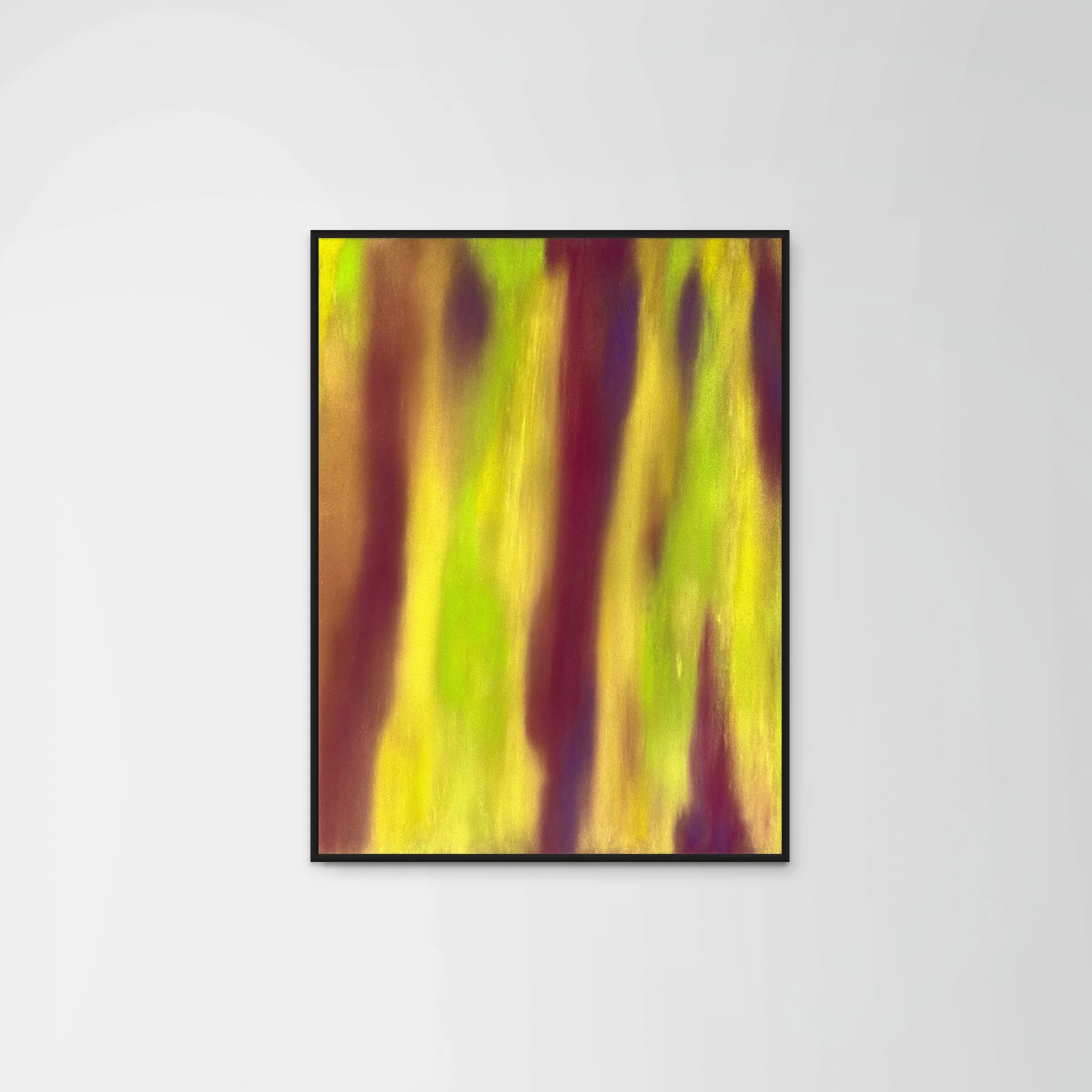 Tableau abstraction lumineuse intitulé Colorimetric, dessin original contemporain de l’artiste Atelier Cléophée