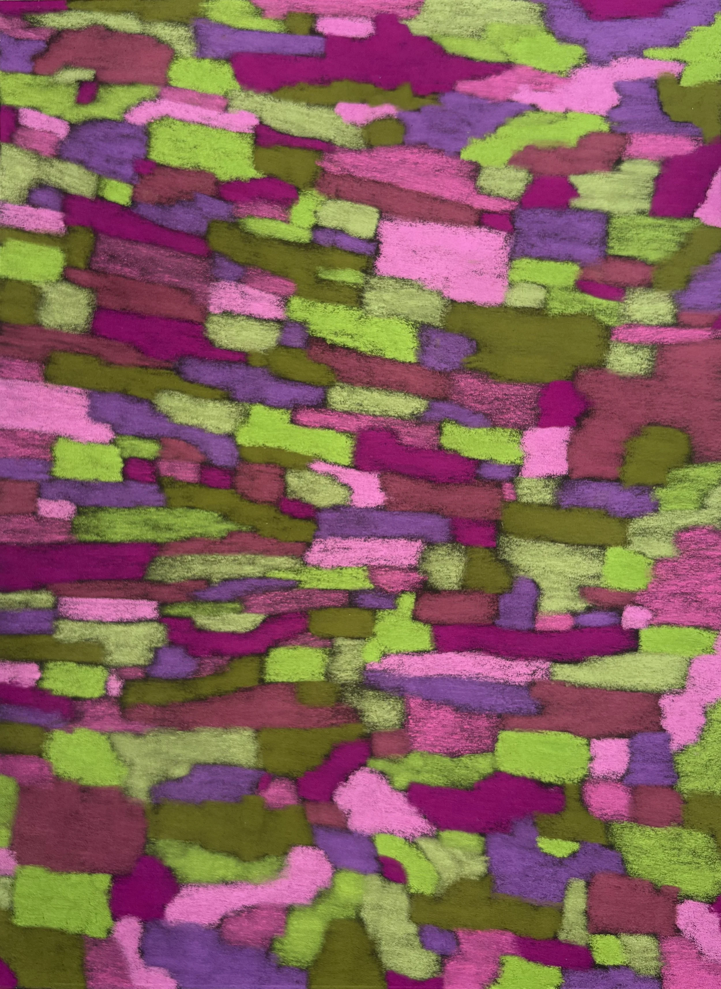 Tableau abstrait moderne « Tissage » par l’artiste française Atelier Cléophée, inspiré de la tapisserie