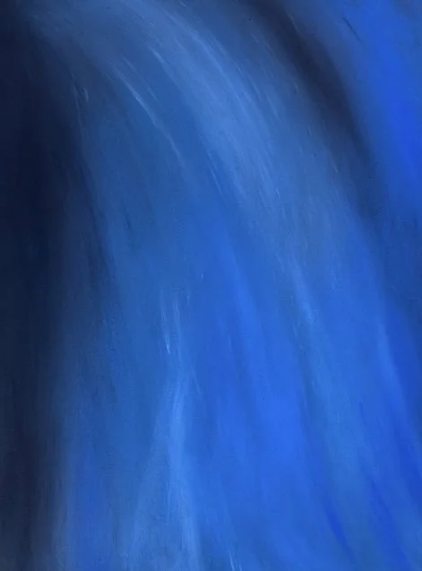 Dessin abstrait au pastel sur papier inspiré par un voyage au Middle East – Nuit d'Orient, création originale de l'artiste parisienne Atelier Cléophée