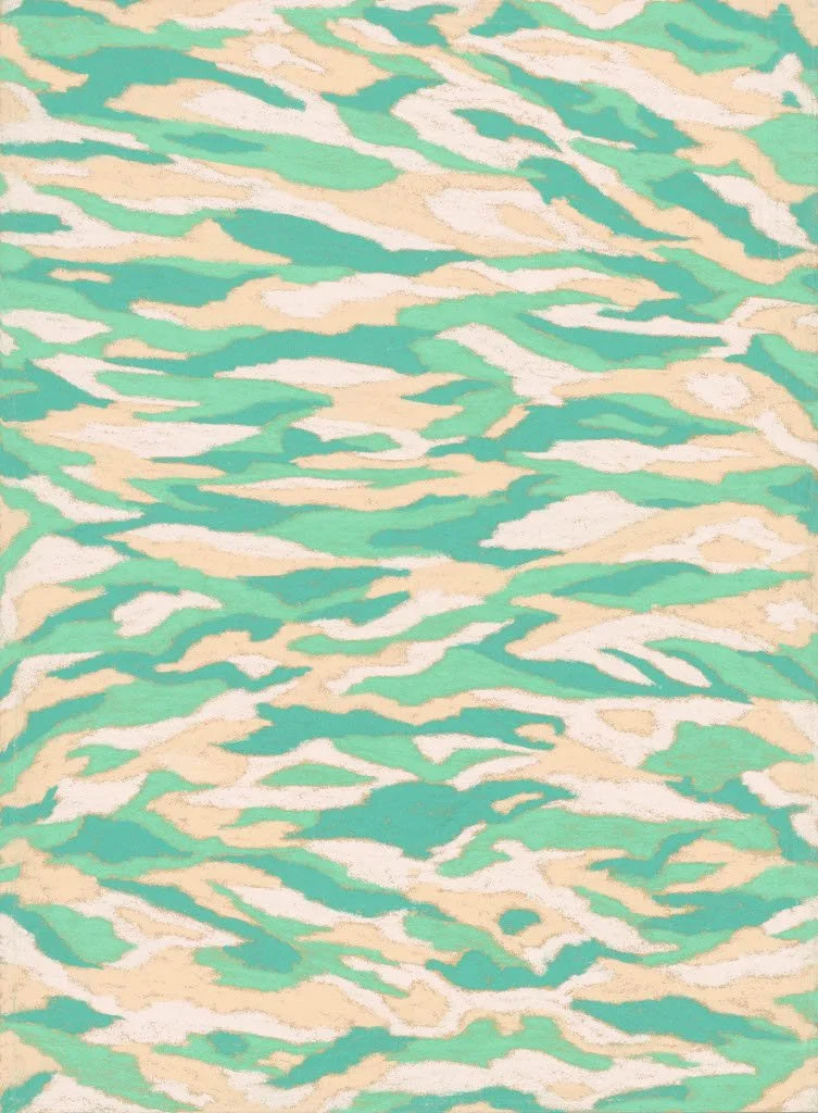 Dessin abstrait aux couleurs pastel inspiré par l’été – Italian Gelato, création originale de l’artiste parisienne Atelier Cléophée