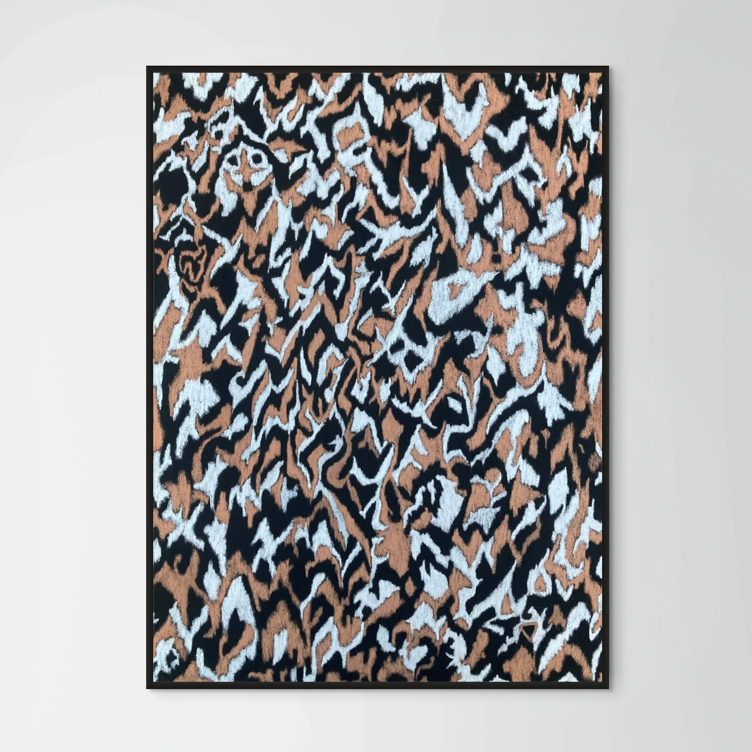 Textile – Dessin contemporain au pastel, 2023