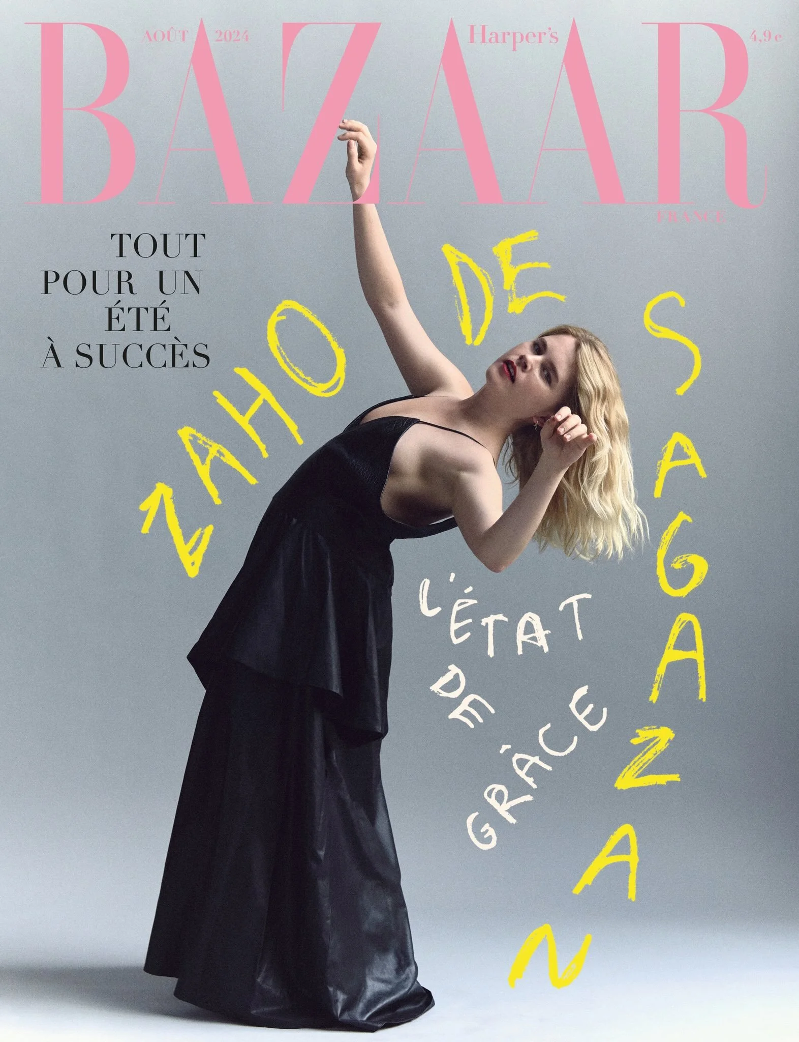 Harper's Bazaar France / Zaho De Sagazan - Oliver Hadlee Pearch - Hair Stylist: Vincent de Moro