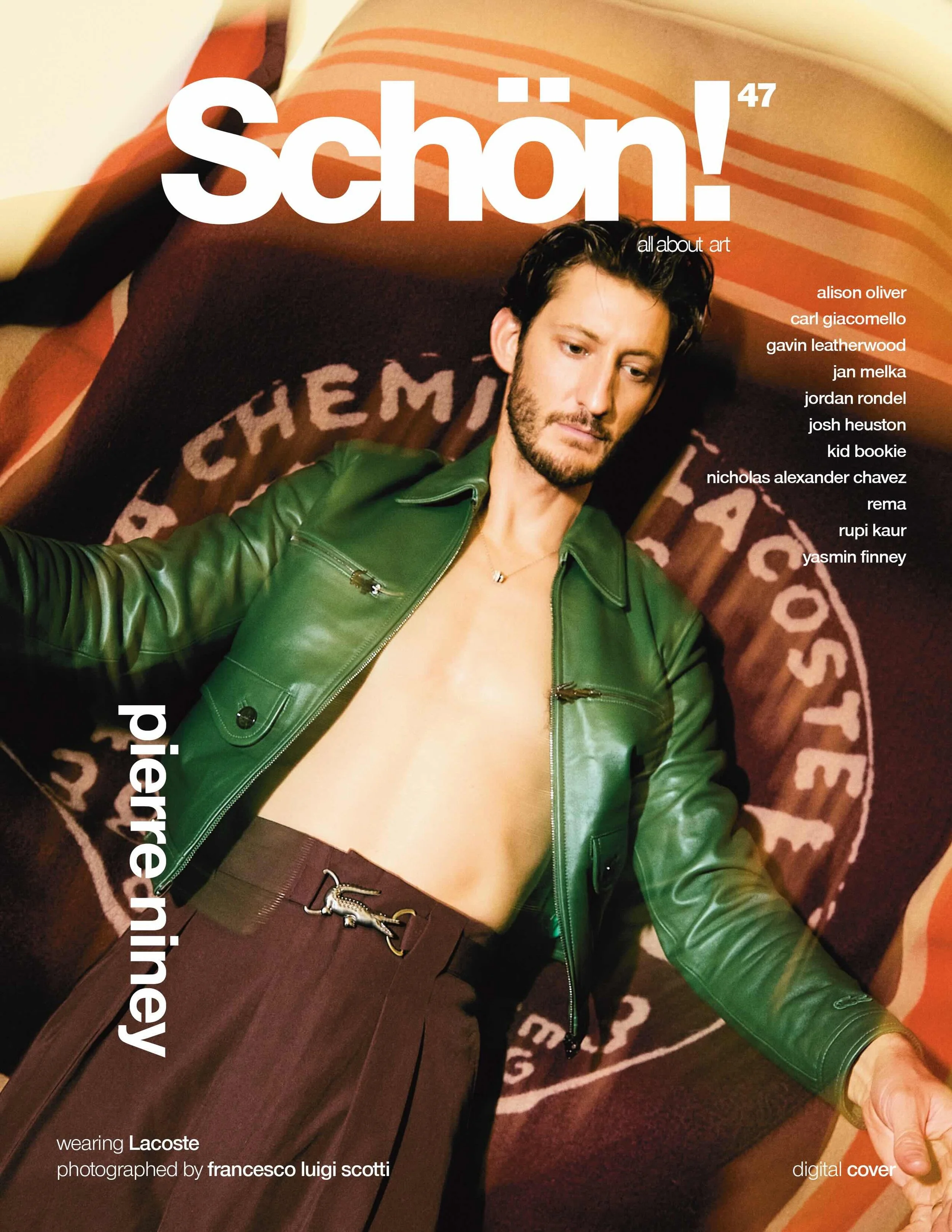 Schön! Magazine / Pierre Niney - Francesco Luigi Scotti - Makeup Artist: Lisa Legrand