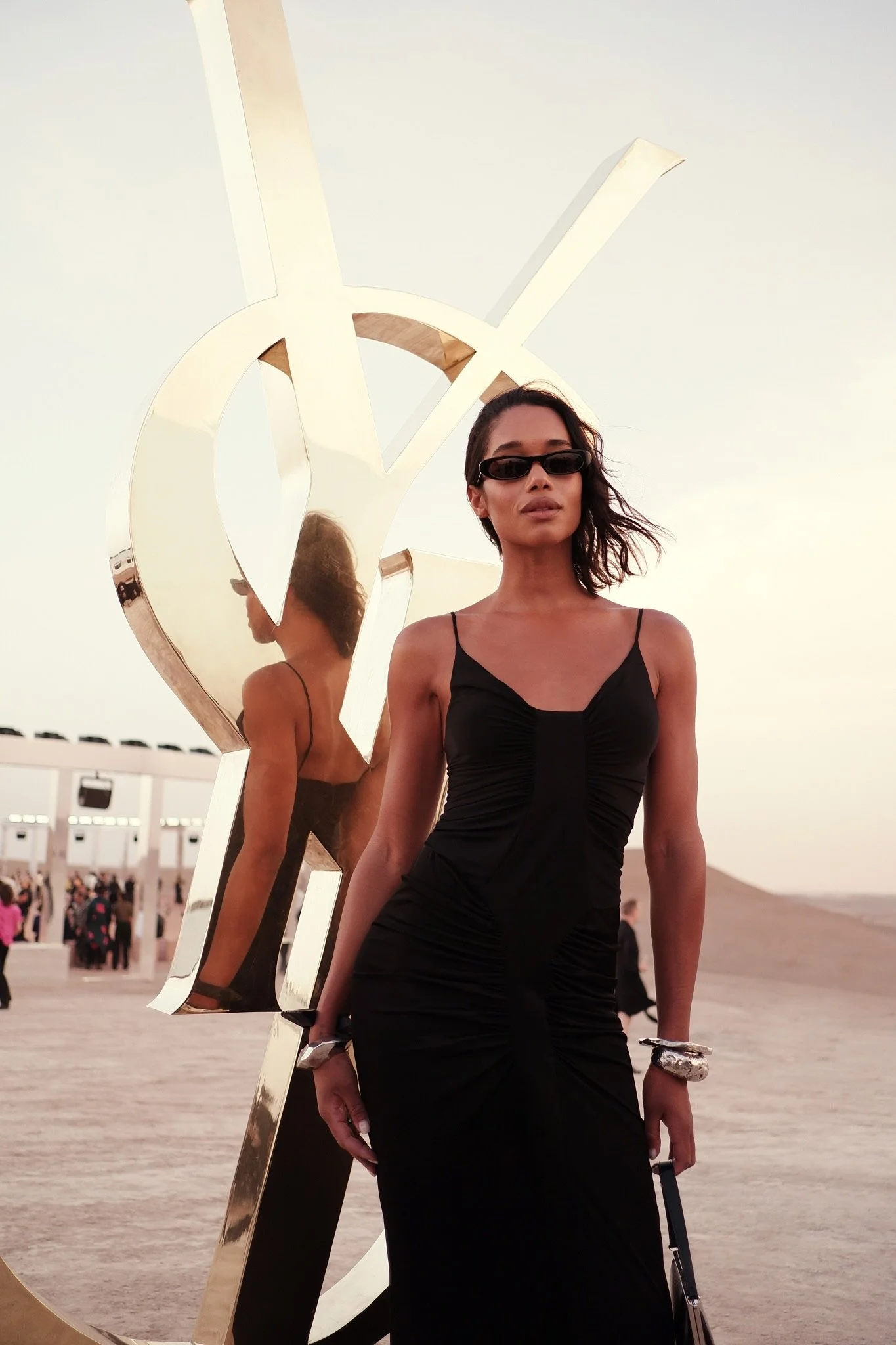 Laura Harrier x Saint Laurent