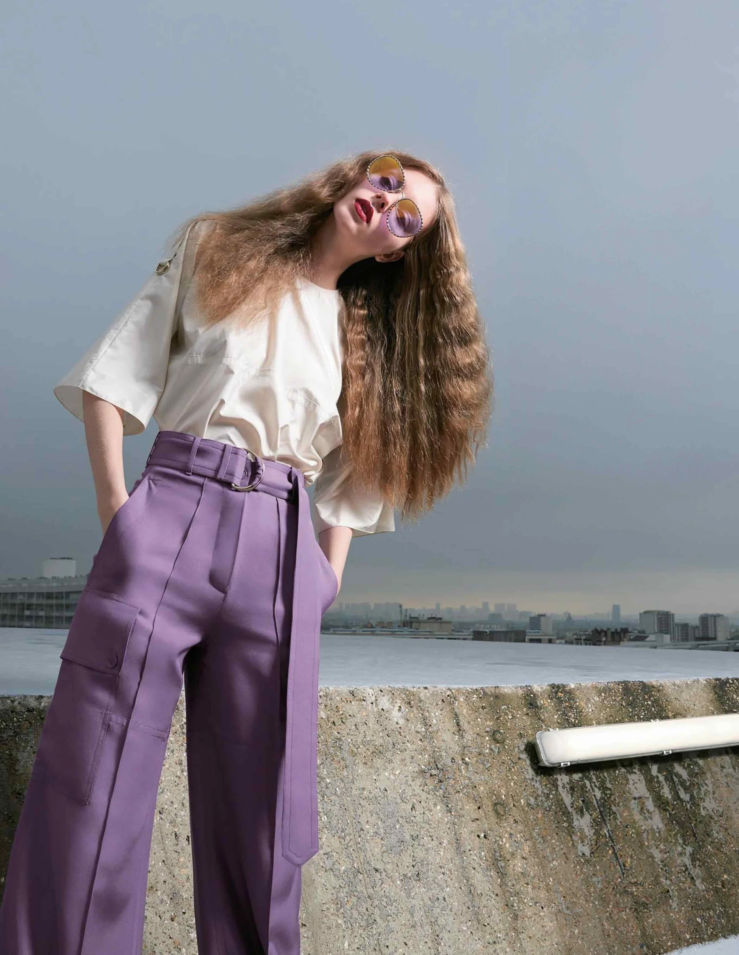 Madame Figaro Japan - Sonia Sieff - Hair Stylist: Caroline Bufalini
