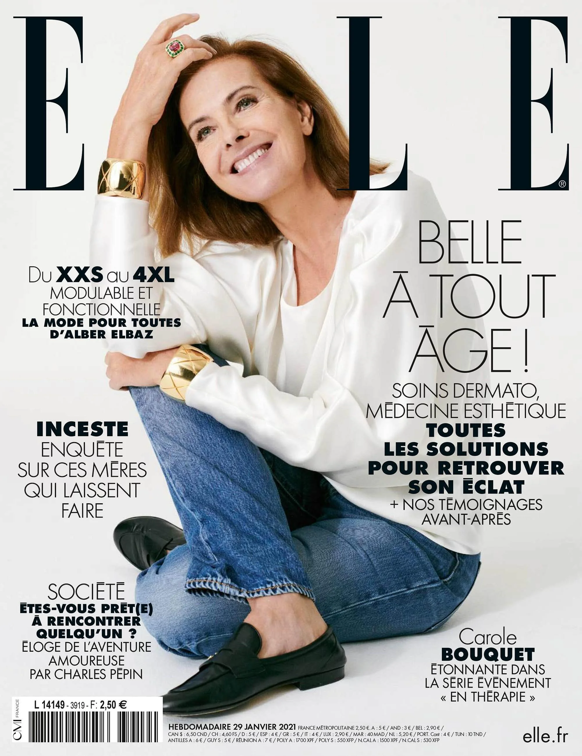 Carole Bouquet - Makeup Artist: Carole Hannah