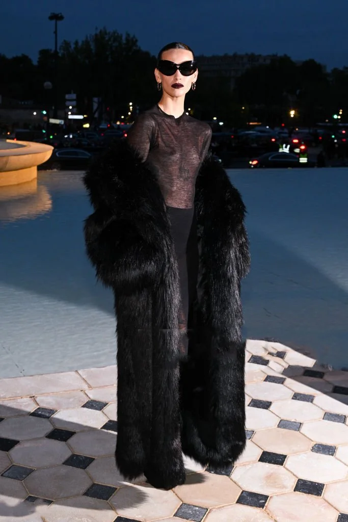 Milena Smit x Saint Laurent