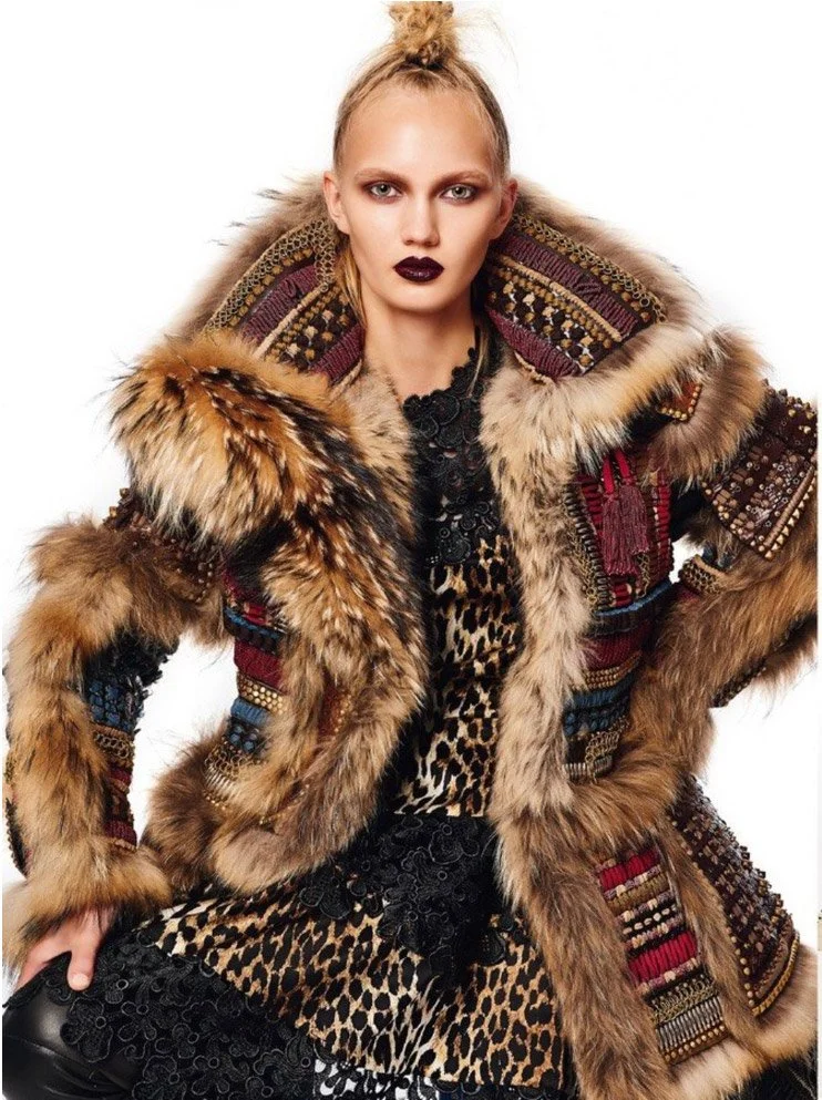 Madame Figaro - Dimitri Skoulos - Makeup Artist: Yannis Siskos