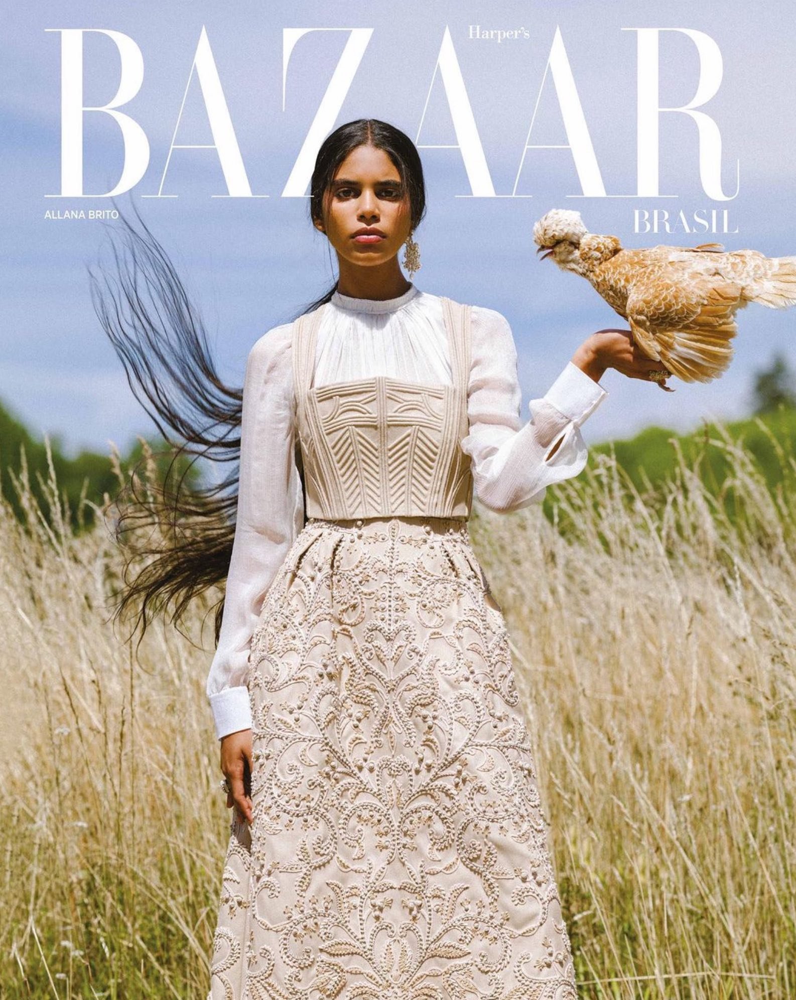 Harper's Bazaar Brasil - Stéphanie Volpato - Hair Stylist: Vincent De Moro