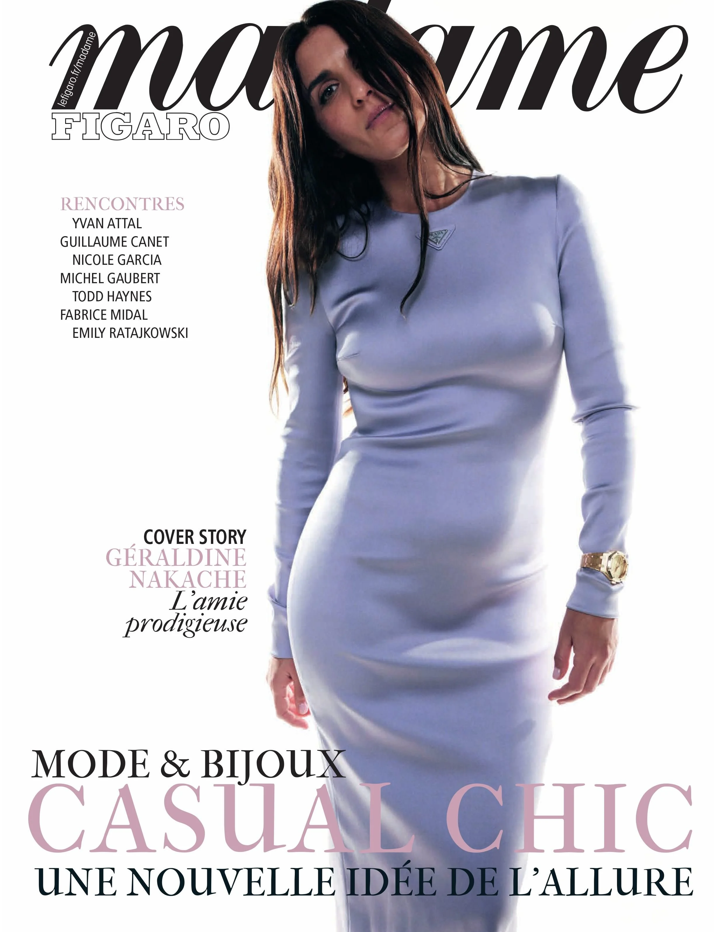 Madame Figaro - Géraldine Nakache - Manicurist: Huberte Cesarion