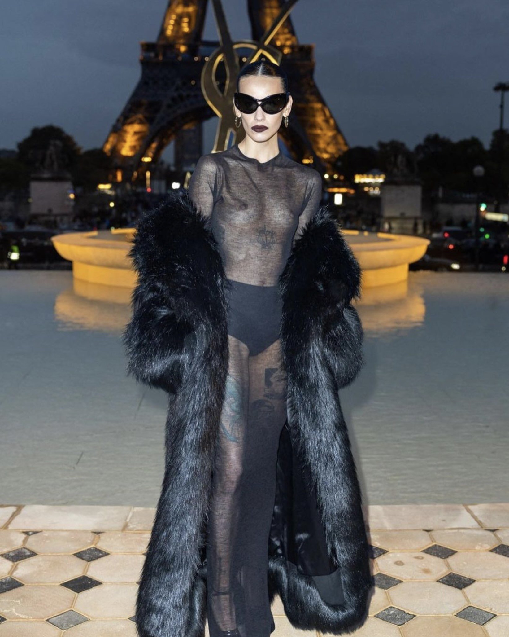 Milena Smit x Saint Laurent 