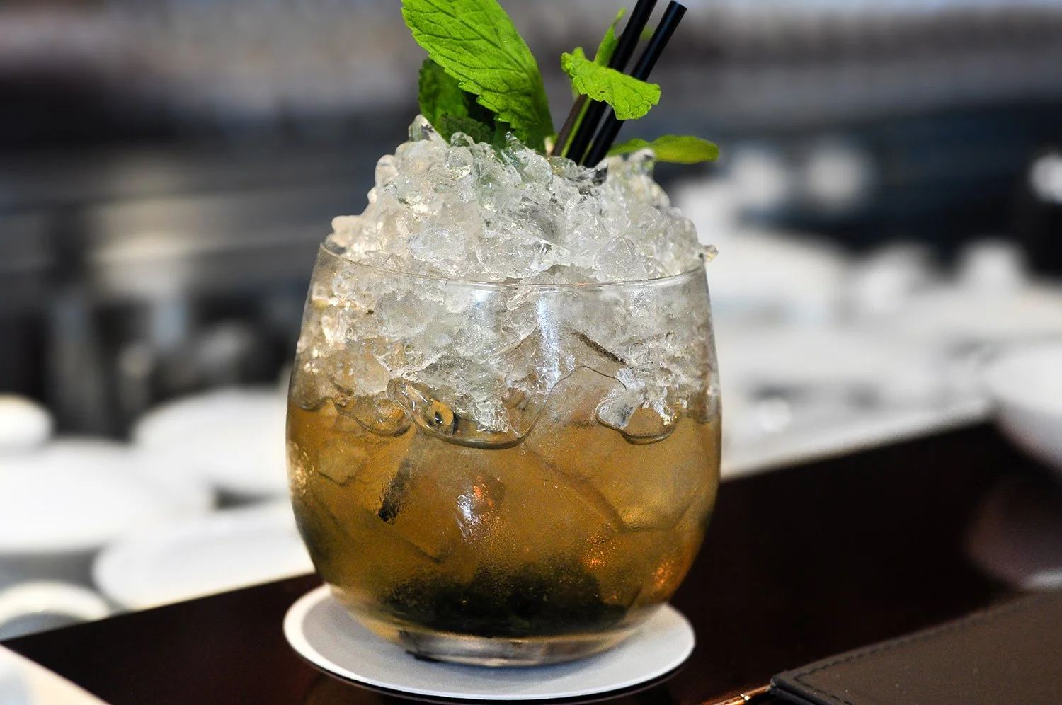 Sous Vide Mojito Pampero Anejo rum with Mints, Freshly Squeezed Australian Lime Juice, Syrup