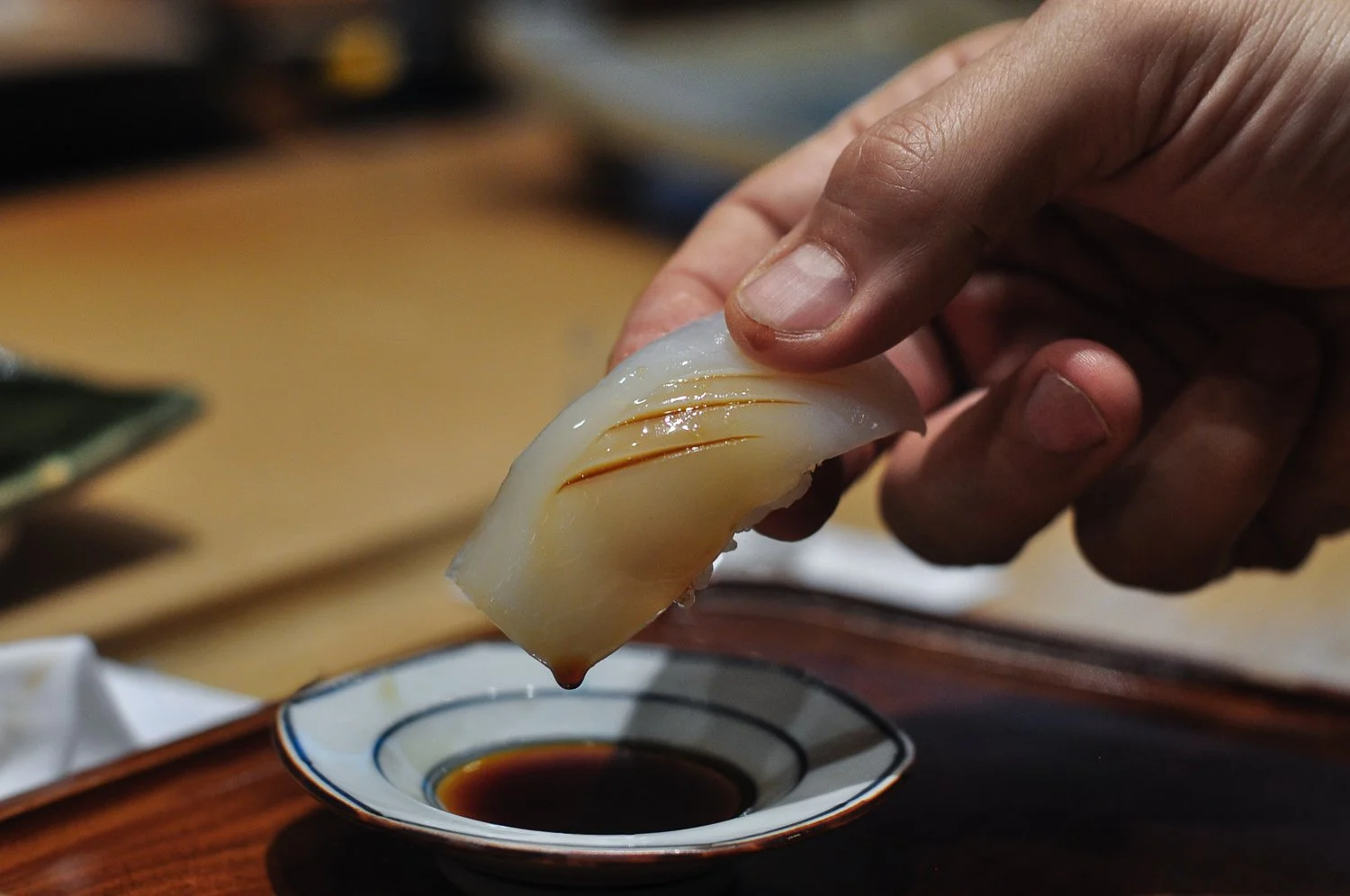 Big Fin Reef Squid sushi