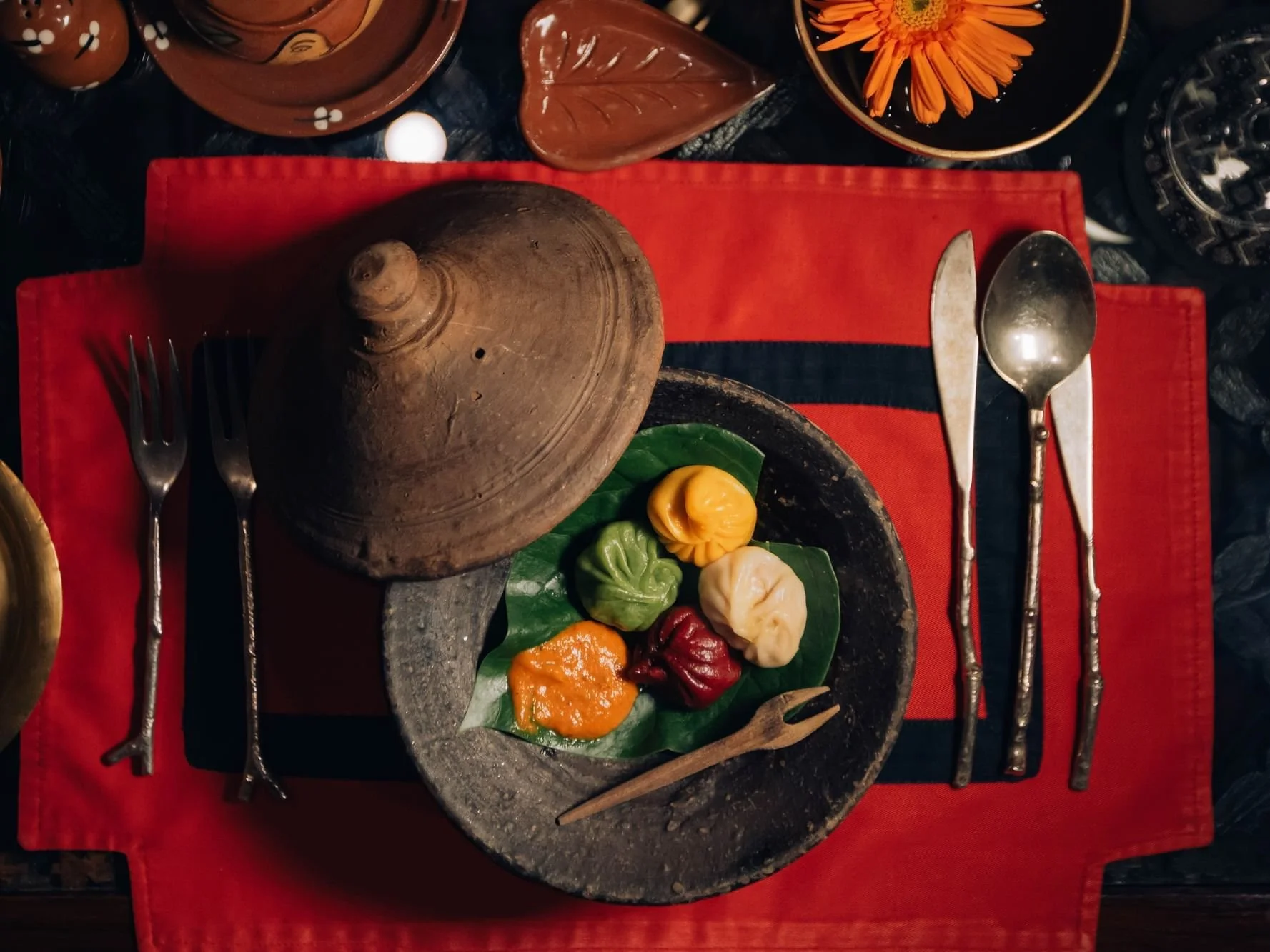 momos @ Krishnarpan Restaurant @Dwarikas