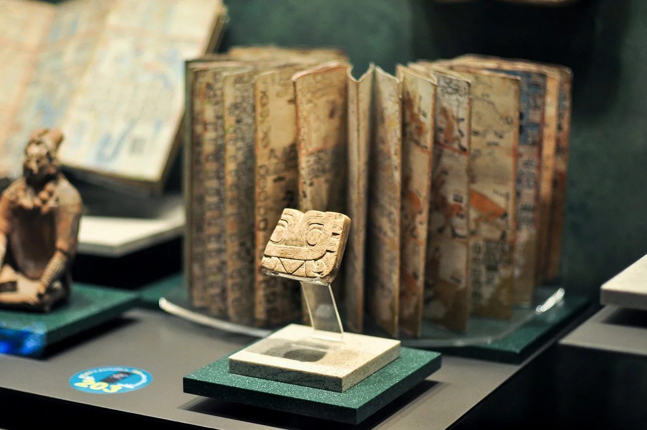 The MayaDresden Codex, a significant pre-Columbian artefact that showcases the Maya's advanced understanding of astronomy, including detailed charts for eclipses and cycles of celestial bodies like Venus.