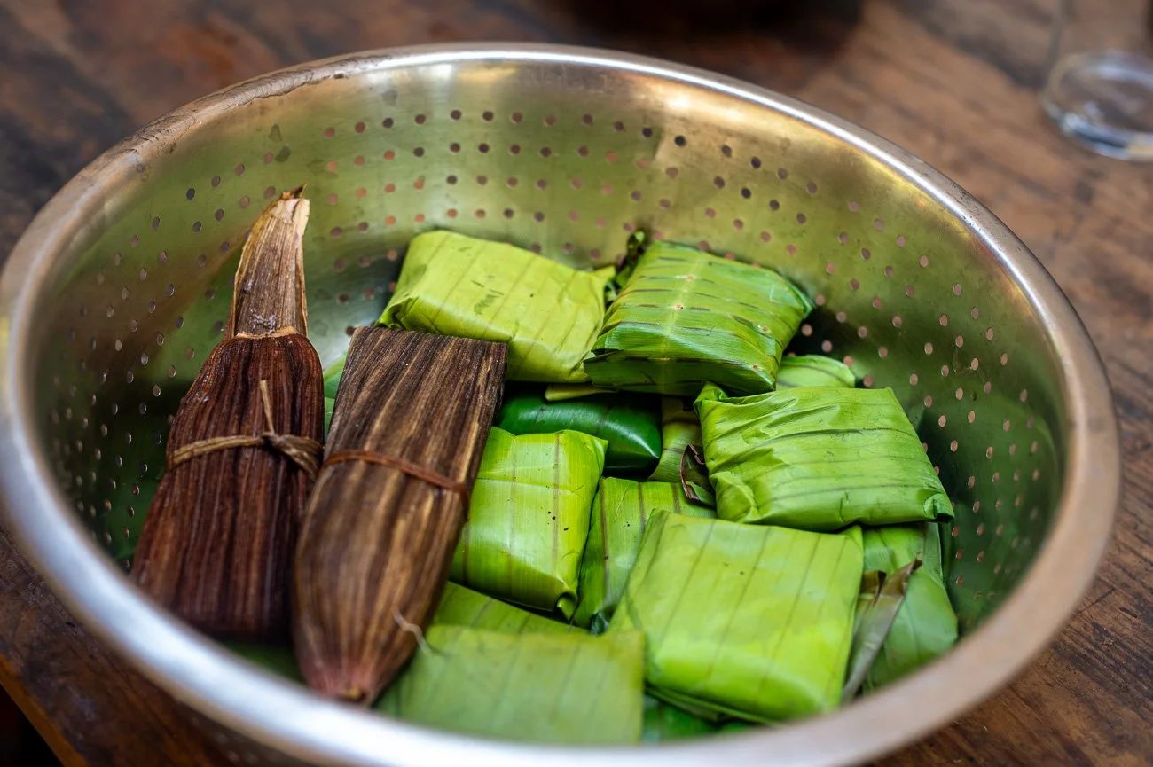  6. Tamales are steamed 