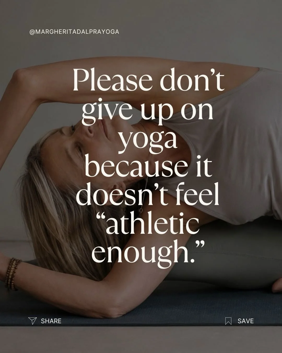 Yoga doesn&rsquo;t need to be your only form of movement&mdash;but please don&rsquo;t dismiss it because it isn&rsquo;t &ldquo;athletic enough.&rdquo;

The postures are only one small part of a much deeper practice: one that helps us breathe, steady 