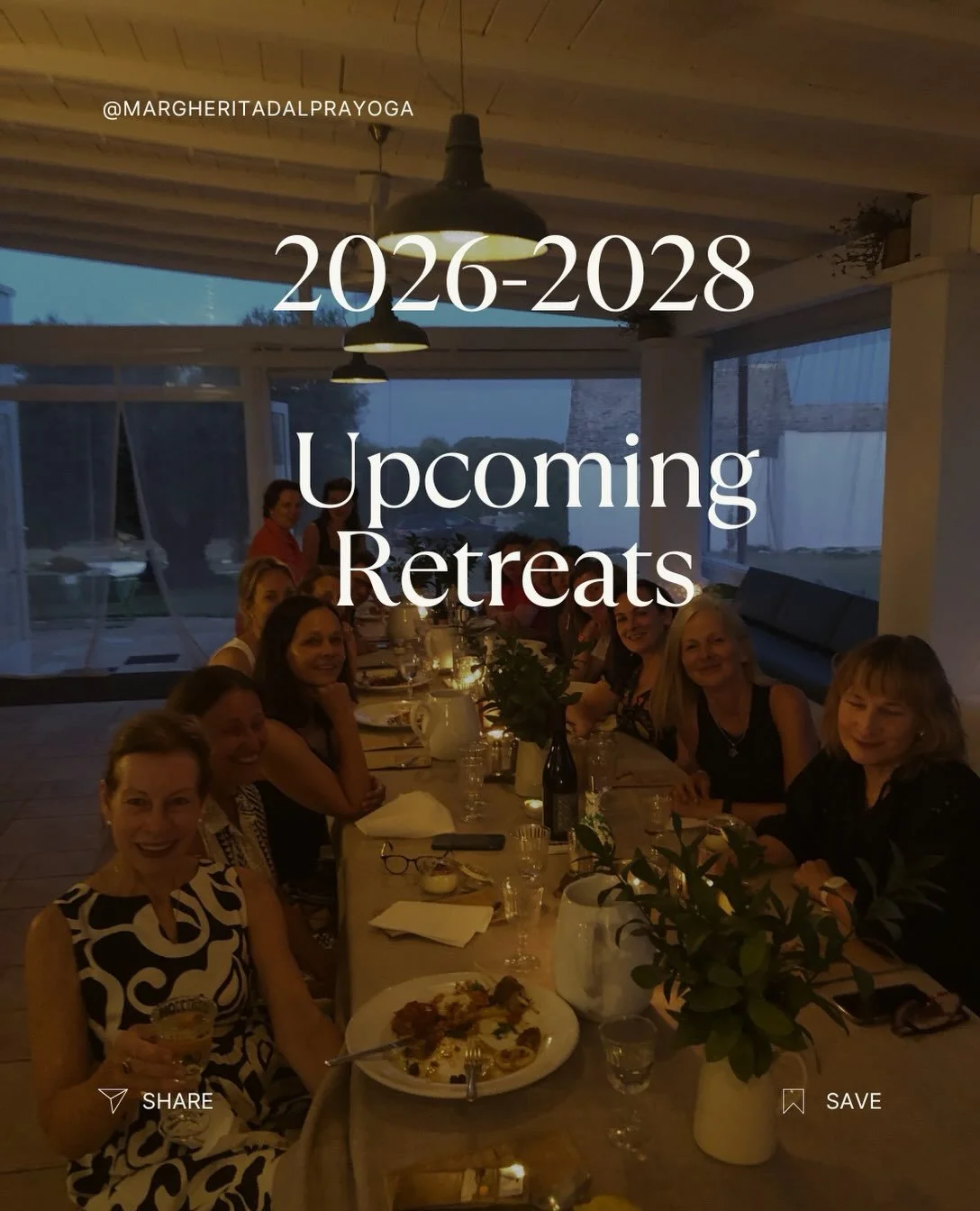 My 2027 yoga retreats are beginning to take shape, and I would love you to come with me.

A few days or a whole week away to practise yoga, eat beautifully, rest deeply and have time simply to be.

There is always space for a swim, a walk, a good boo