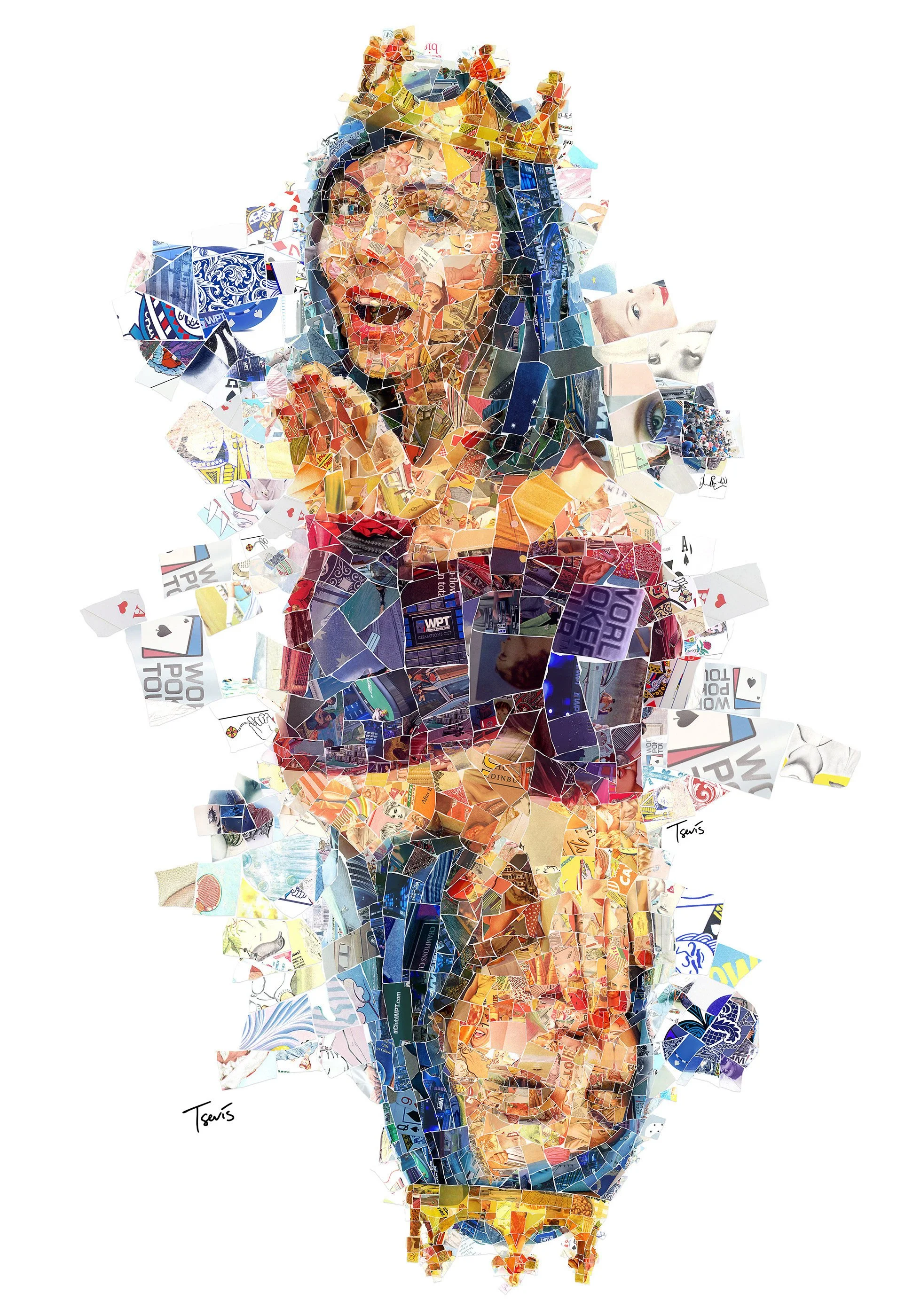 World Poker Tour special artwork for a championship in Las Vegas