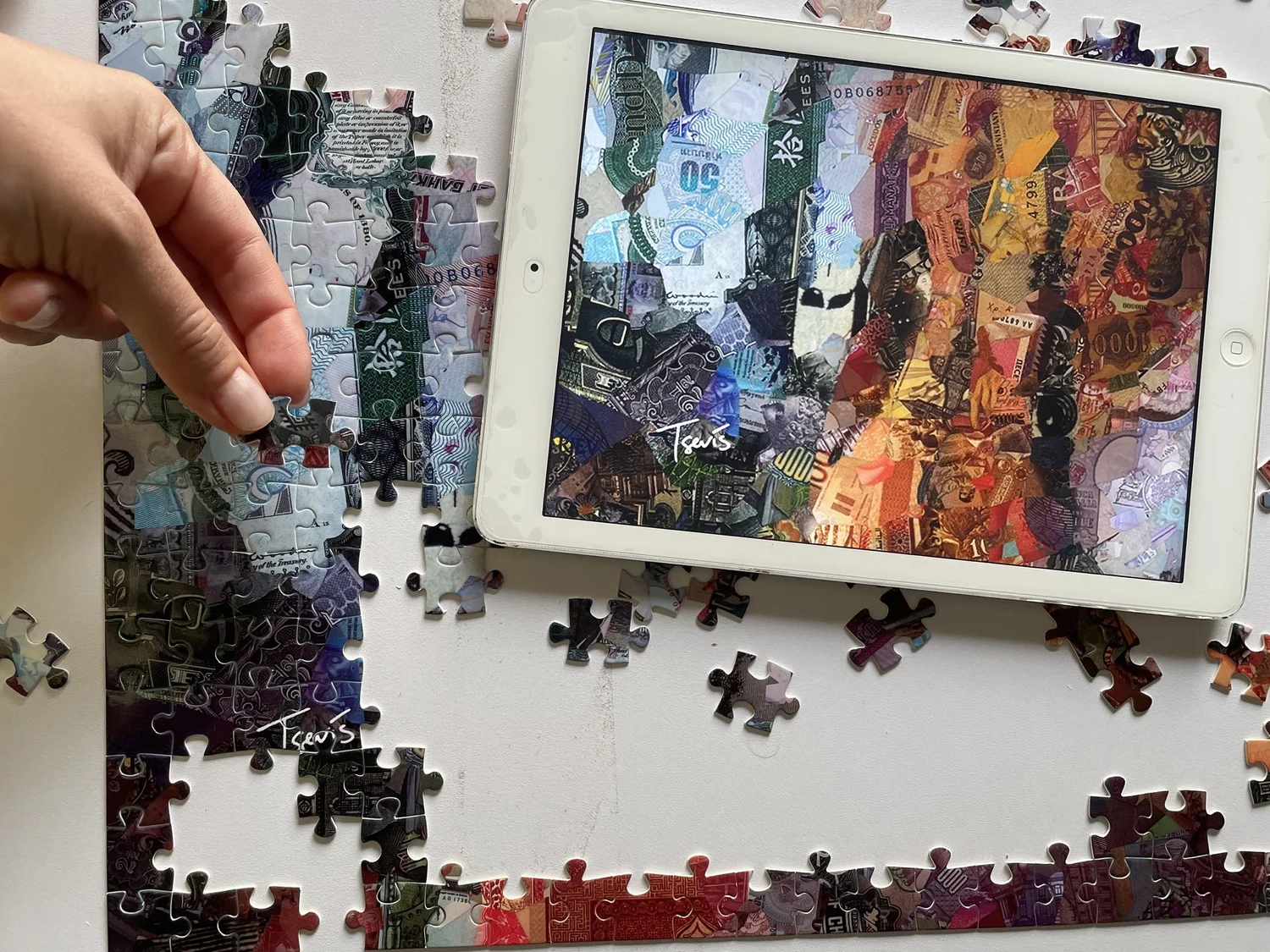 artistic jigsaw puzzles with animal mosaics