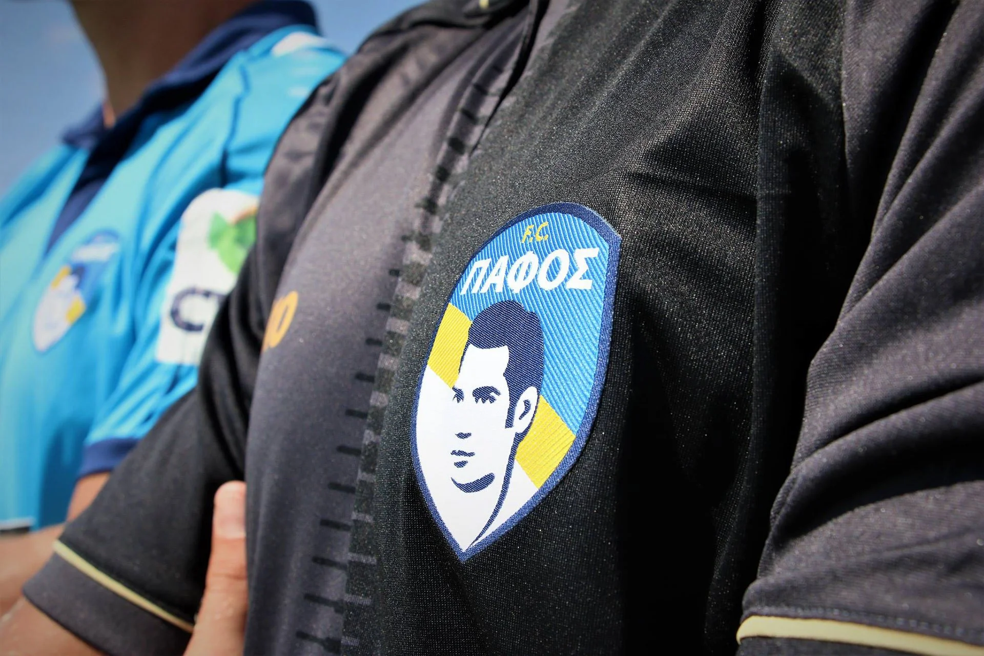 Logo on the PAFOS FC jerseys.