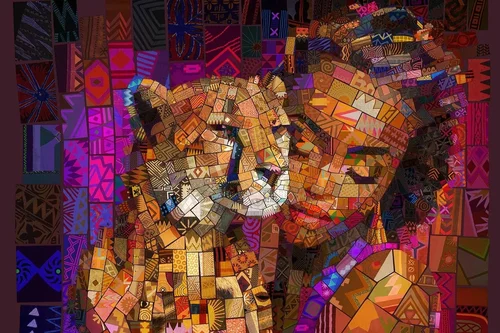 The African Bricks Mosaic